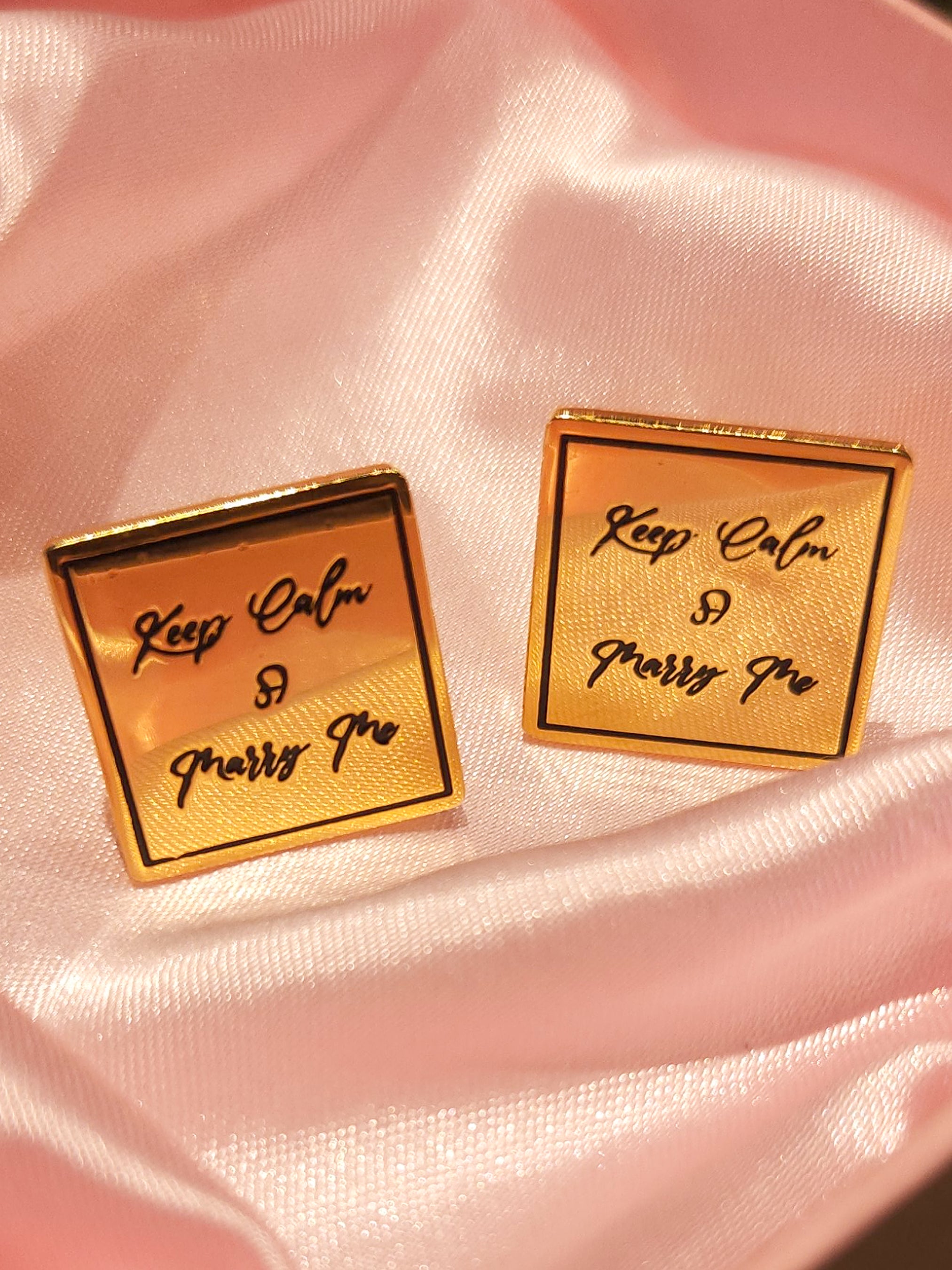 Cufflinks {Keep Calm and Marry Me}