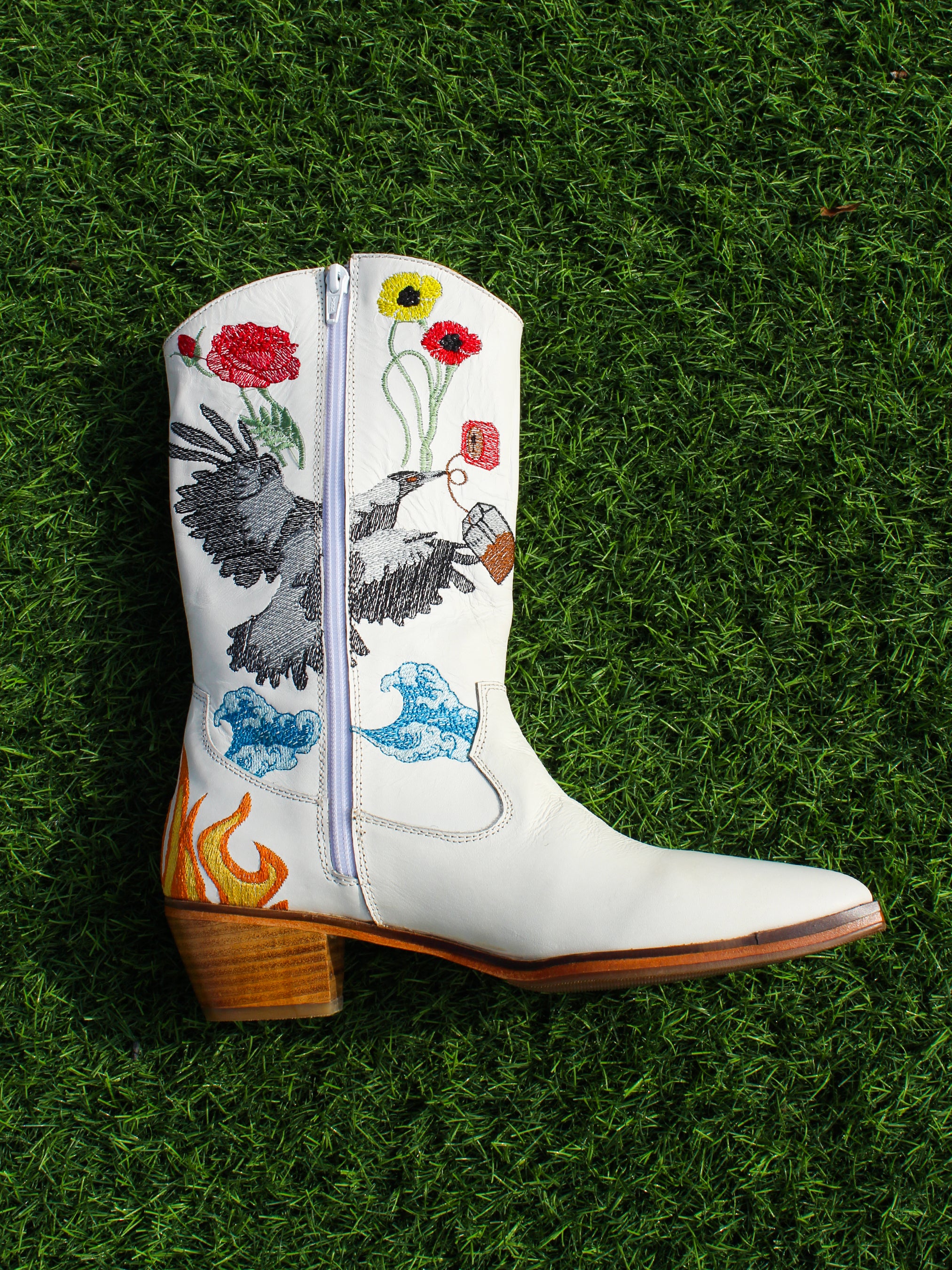 Wildflower Love Embroidered Women Boots