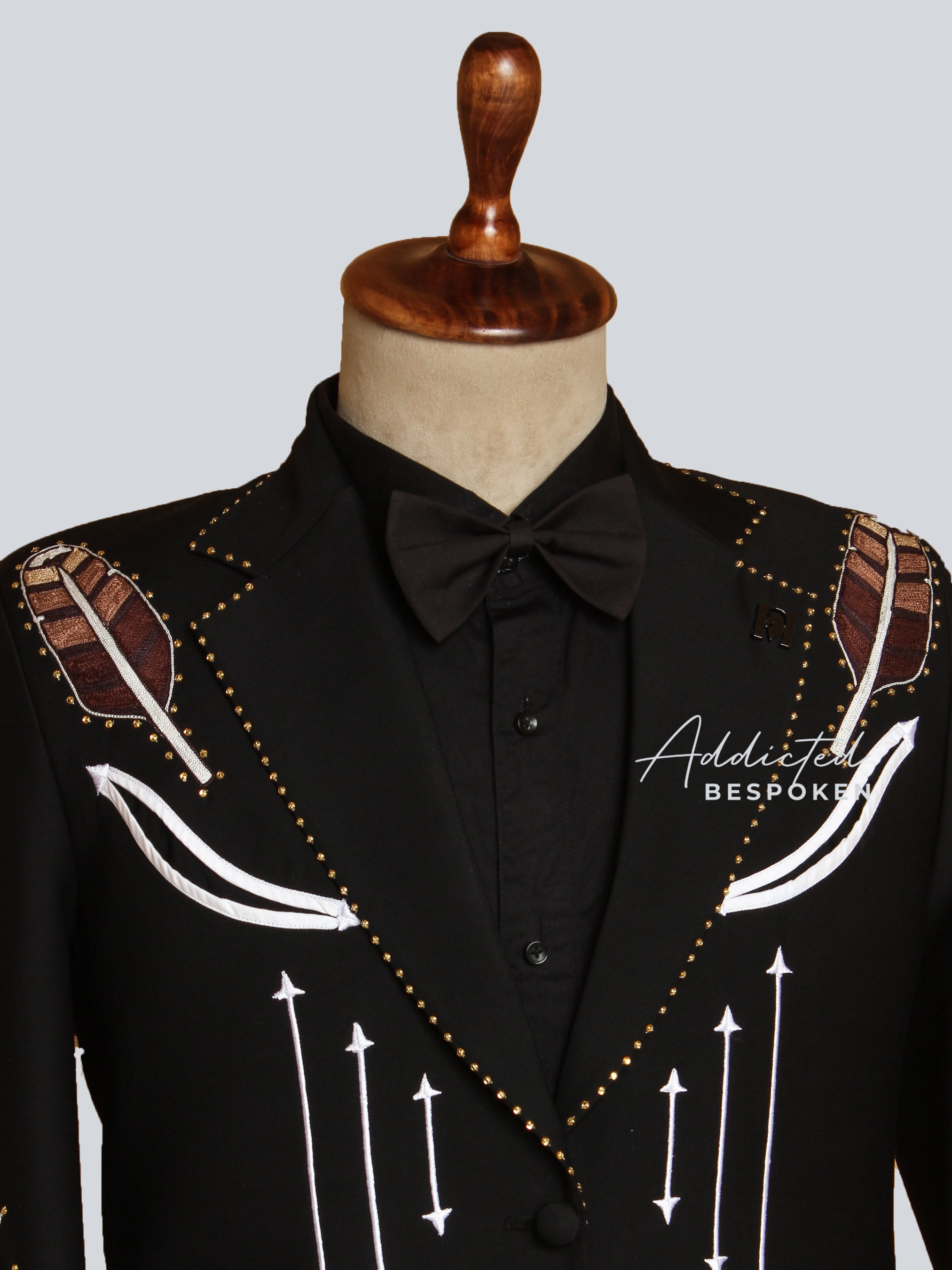 Embroidered Western Blazer