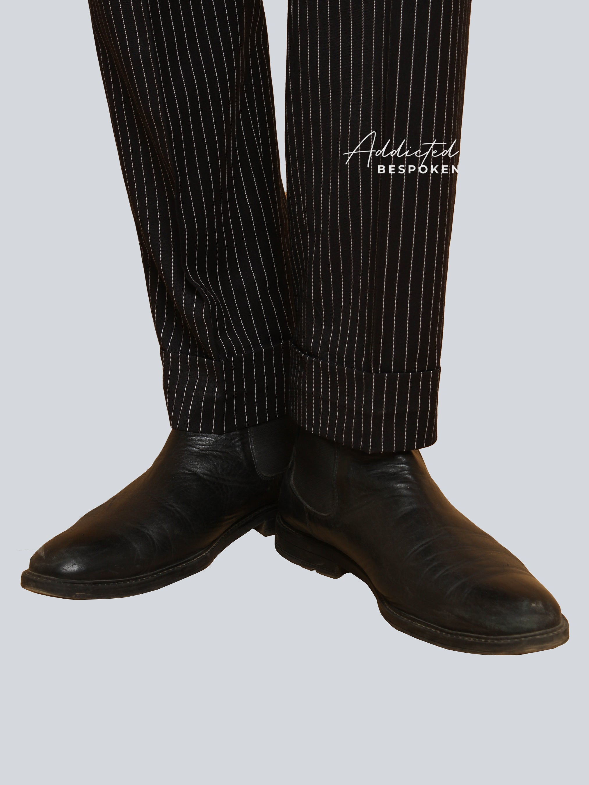 Black Stripe Gurkha Pant