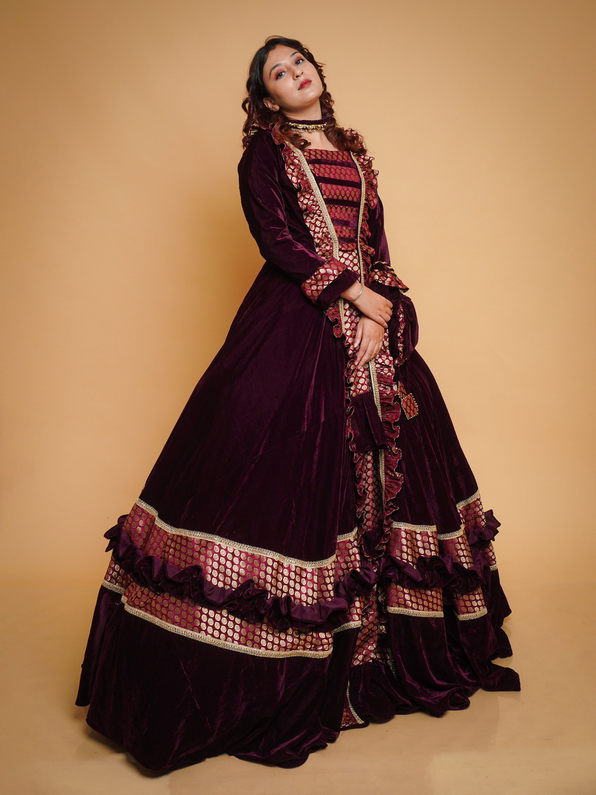 The Velvet Throne | Victorian Gown