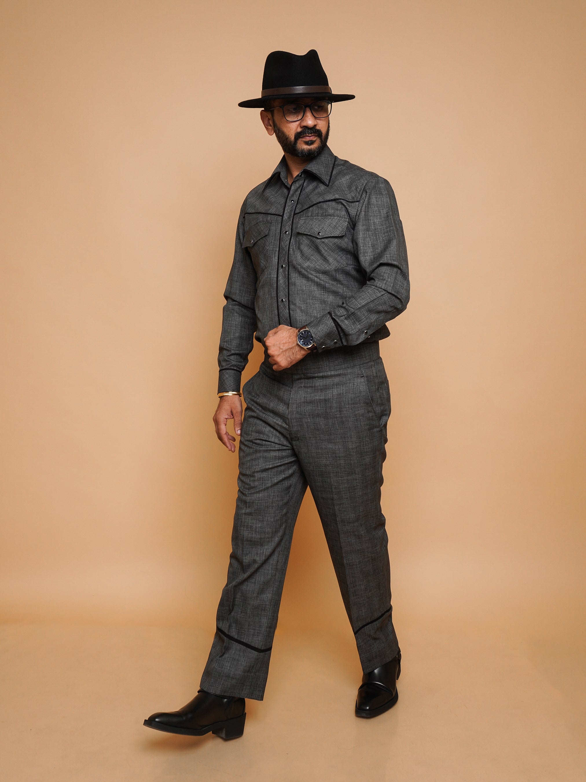 Western Modern Straight-fit Pants