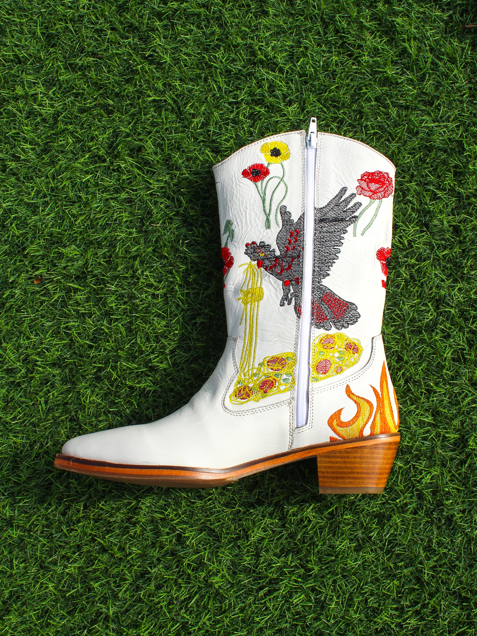 Wildflower Love Embroidered Women Boots