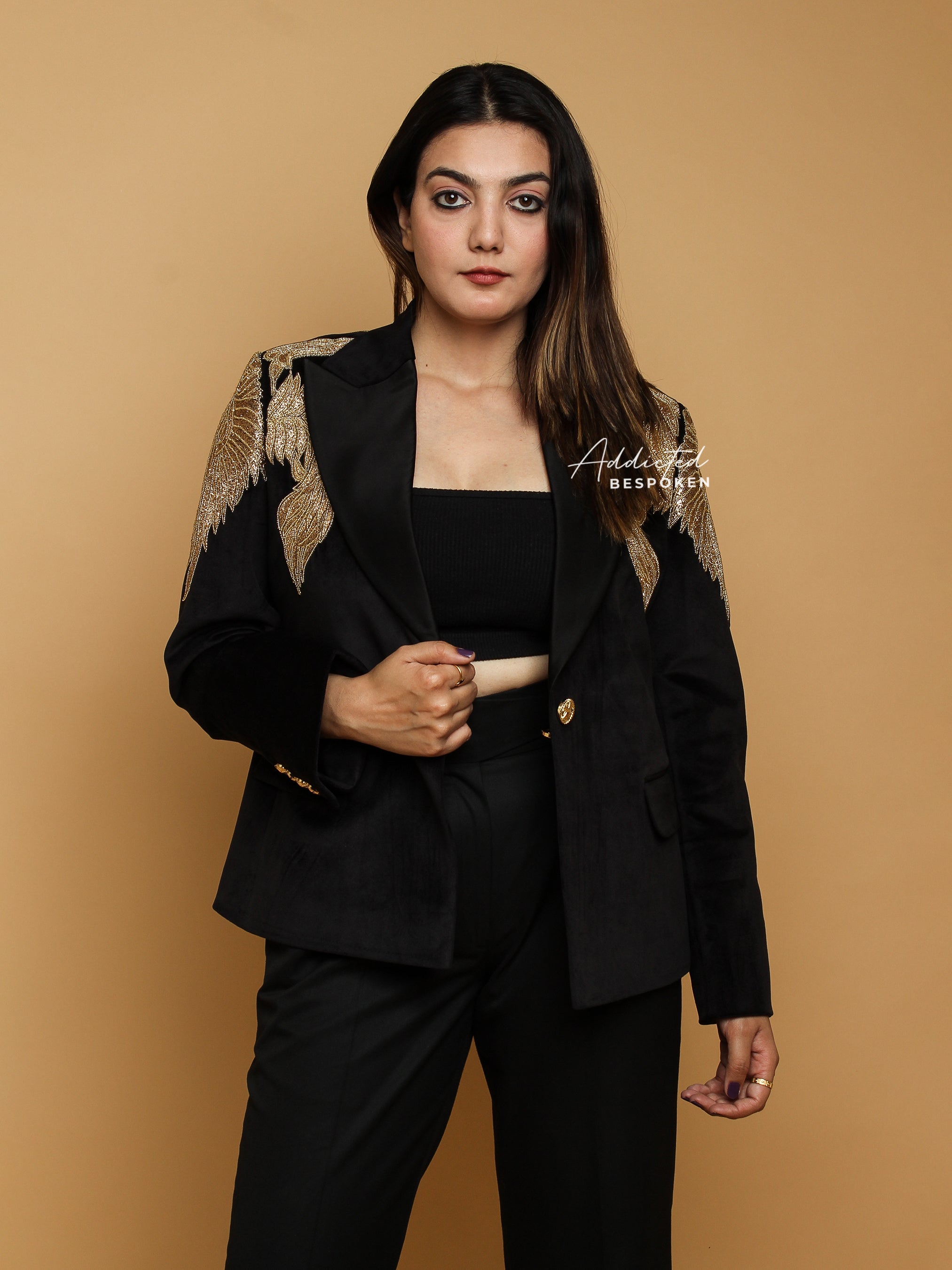 Timeless Handcrafted Velvet Blazer