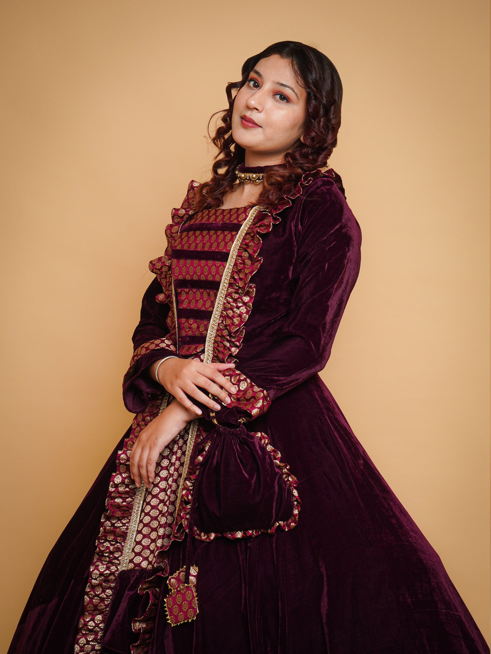 The Velvet Throne | Victorian Gown