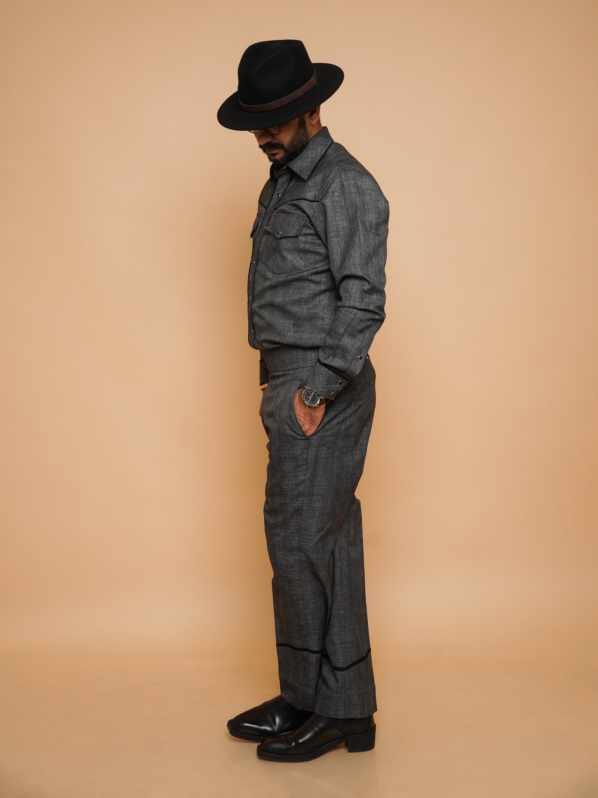 Western Modern Straight-fit Pants