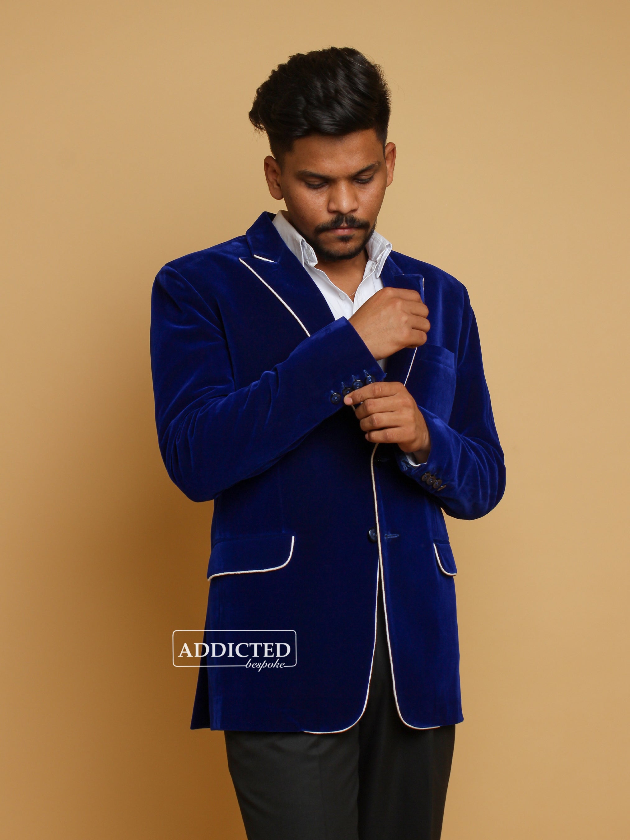 Opulent Classic Blue Blazer