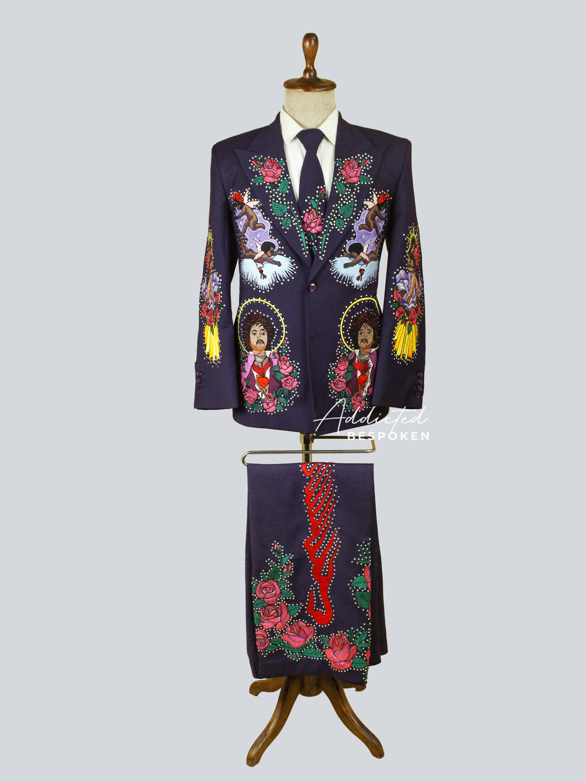 Divine Icon Embroidered Suit