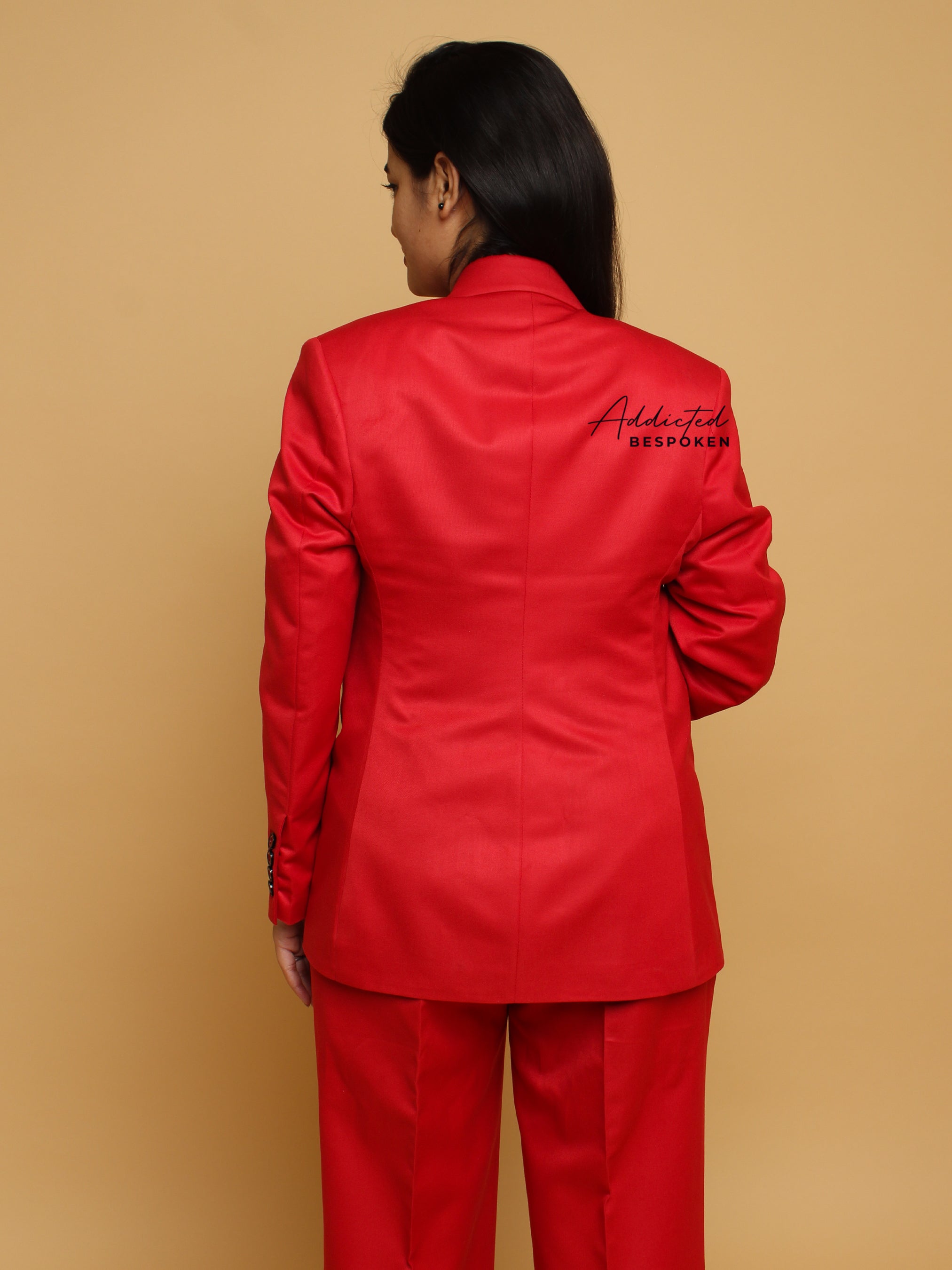 Red Twinset Suit