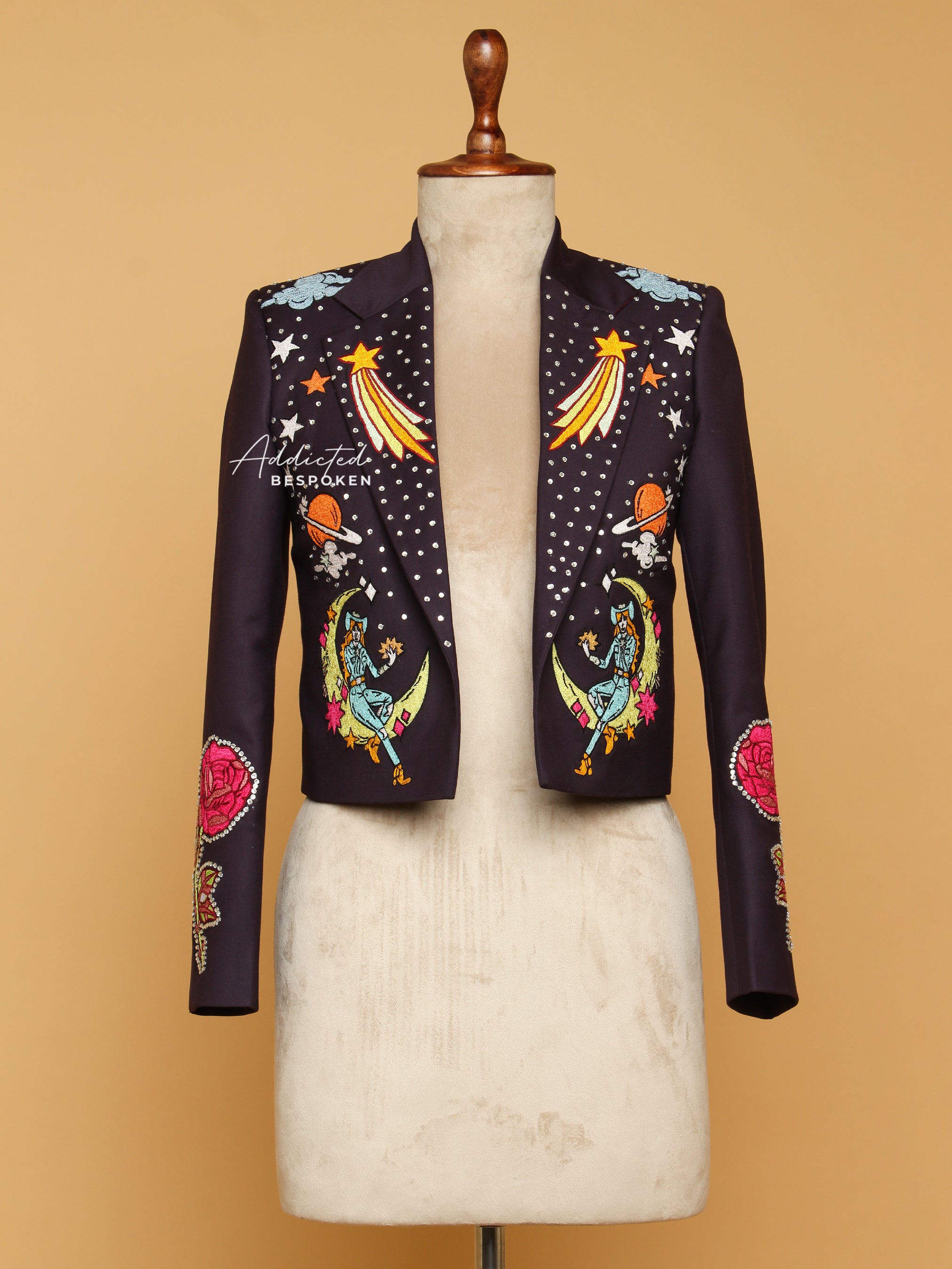 Cowgirl Space Embroidered Blazer