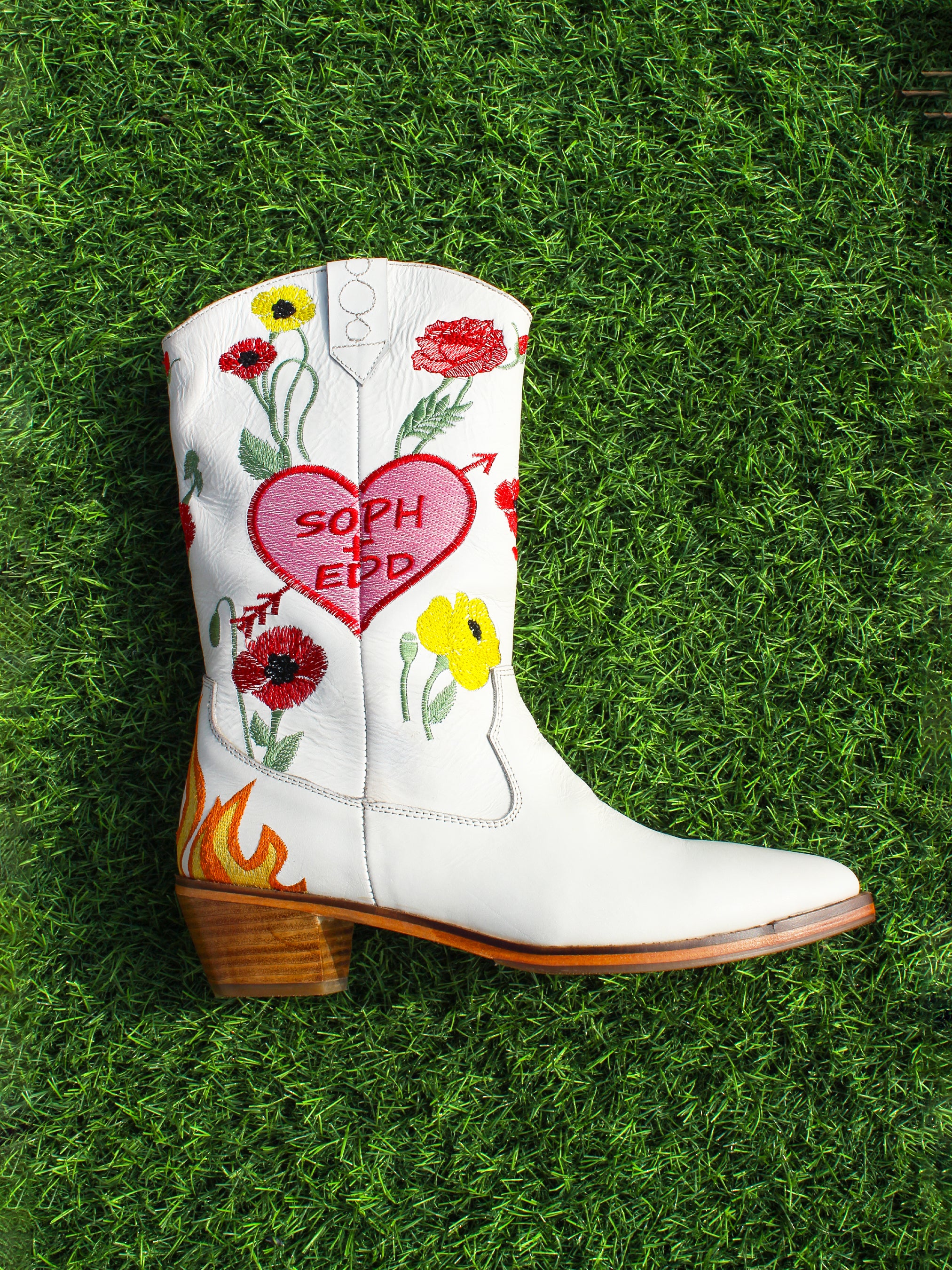 Wildflower Love Embroidered Women Boots