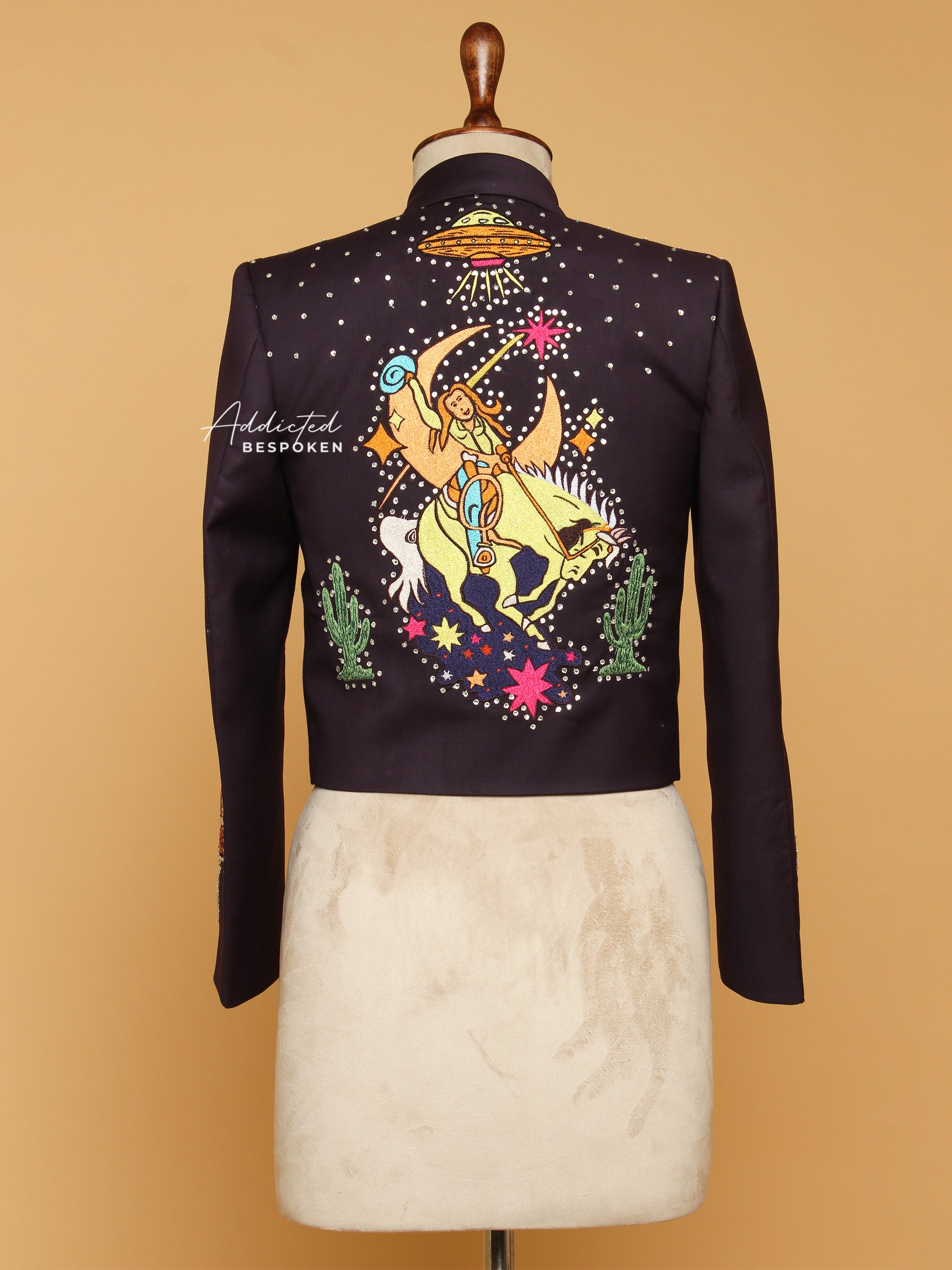 Cowgirl Space Embroidered Blazer