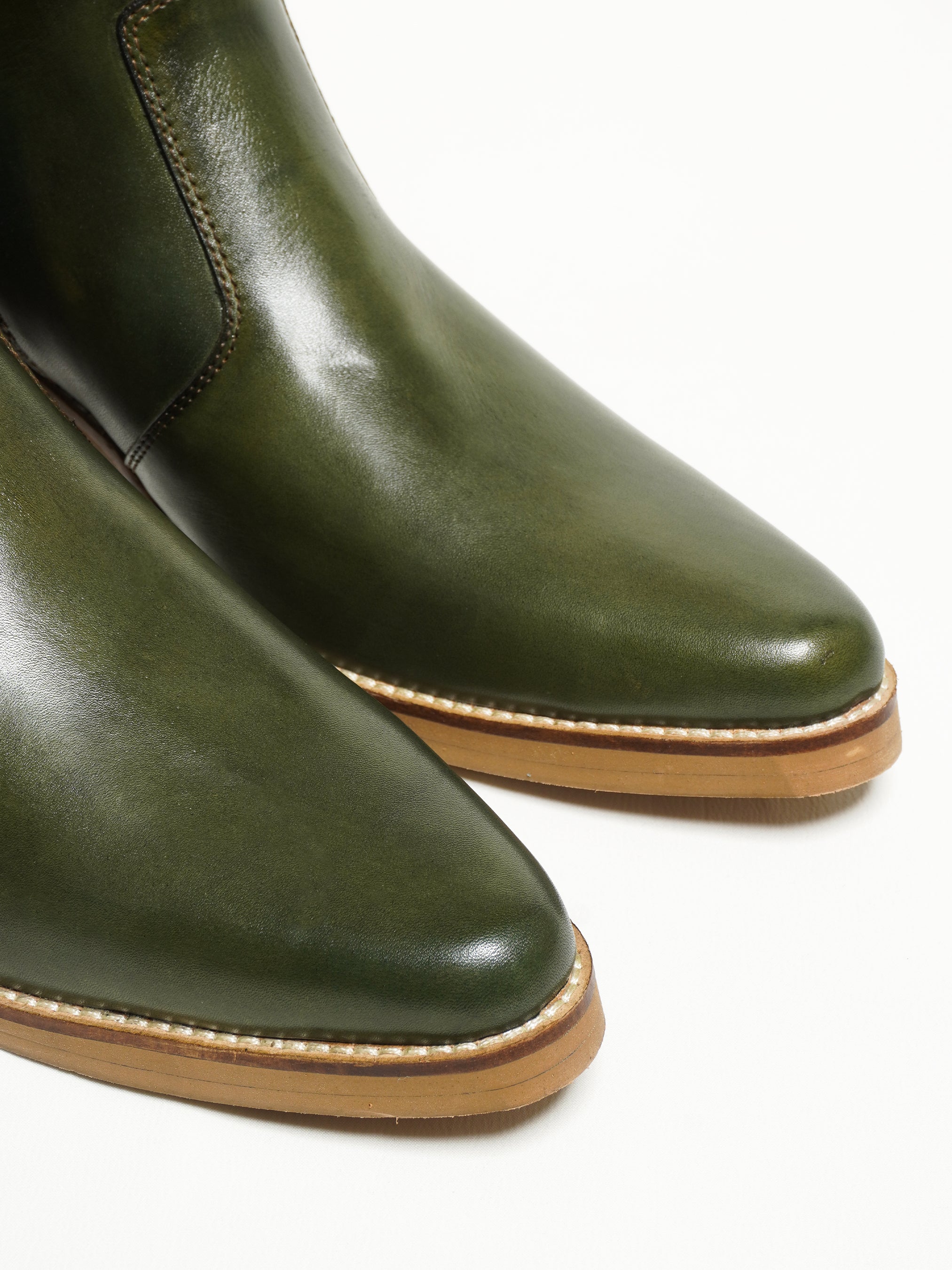 Green Mamba Zip Boots