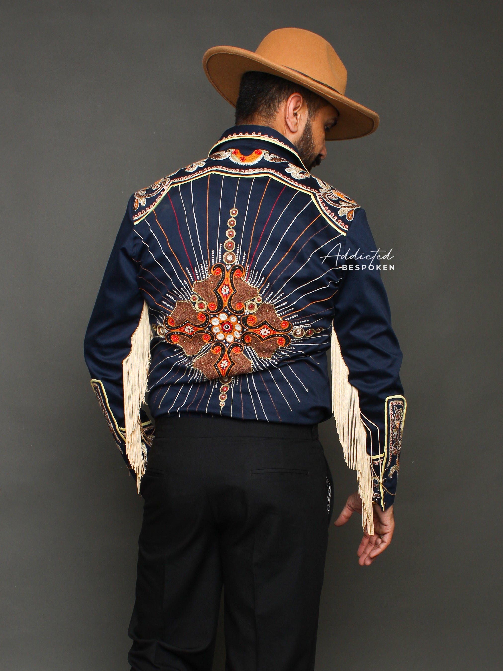 Fringed Embroidered Western Shirt