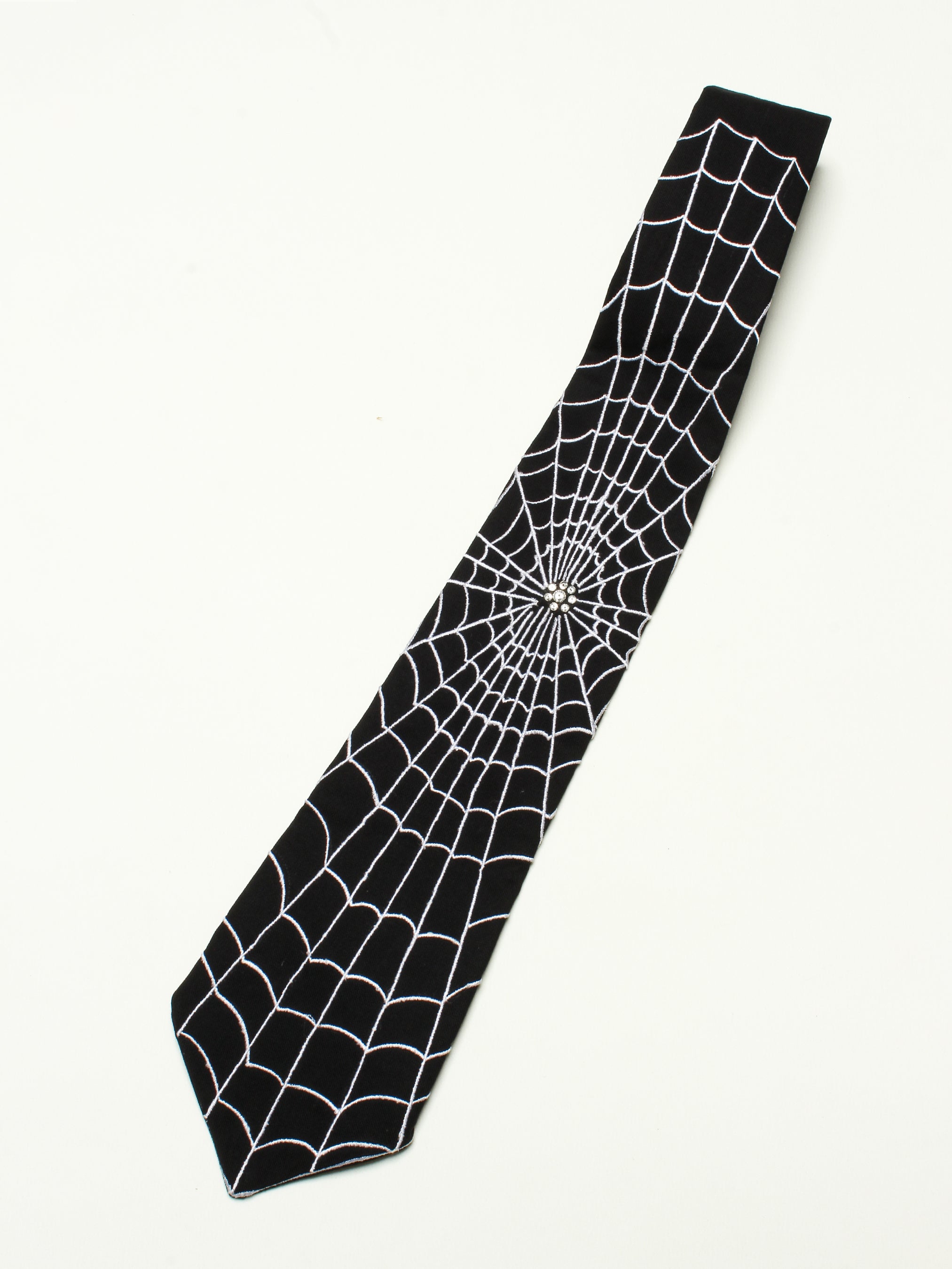 Web Embroidered Tie