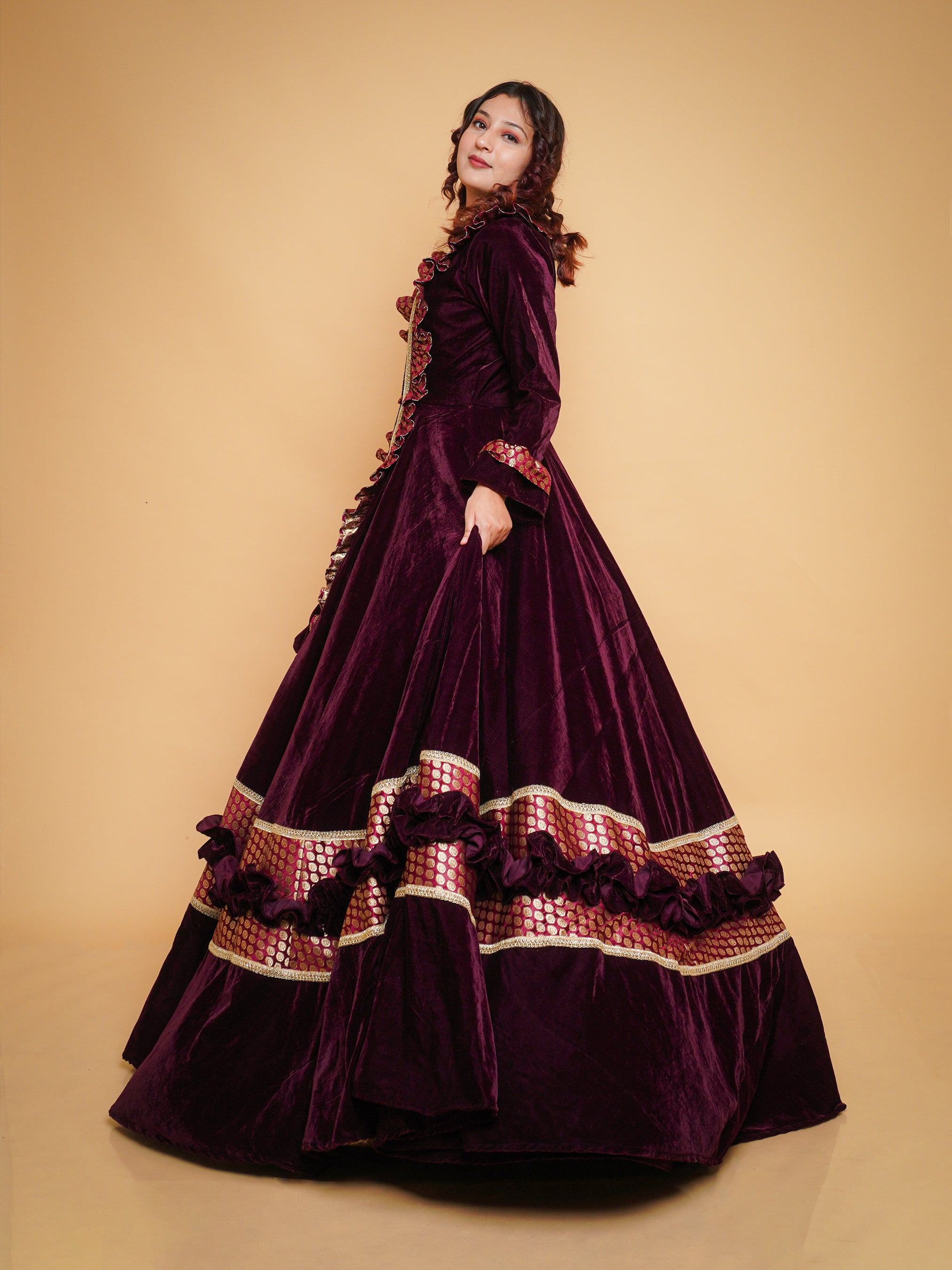 The Velvet Throne | Victorian Gown