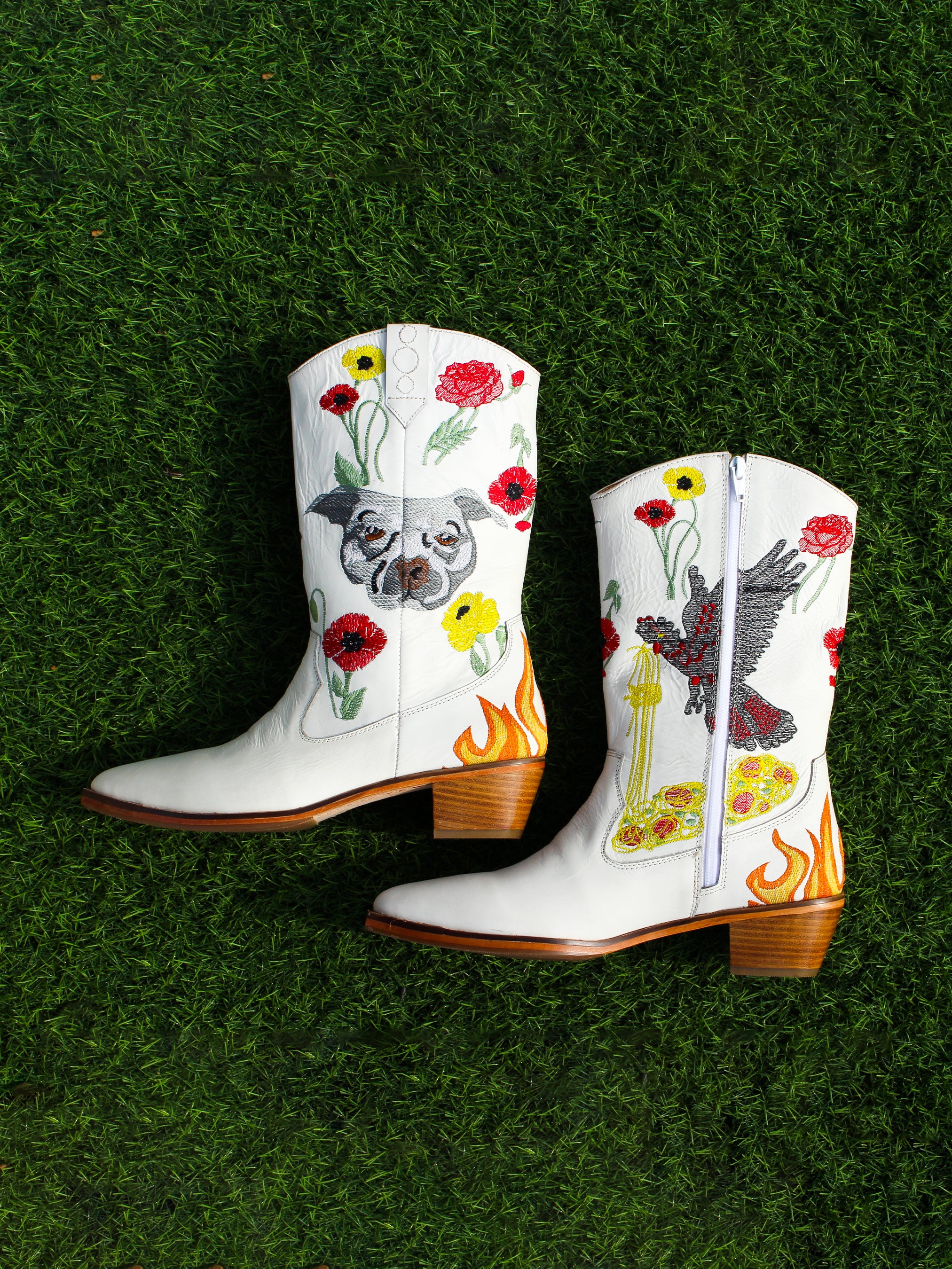 Wildflower Love Embroidered Women Boots