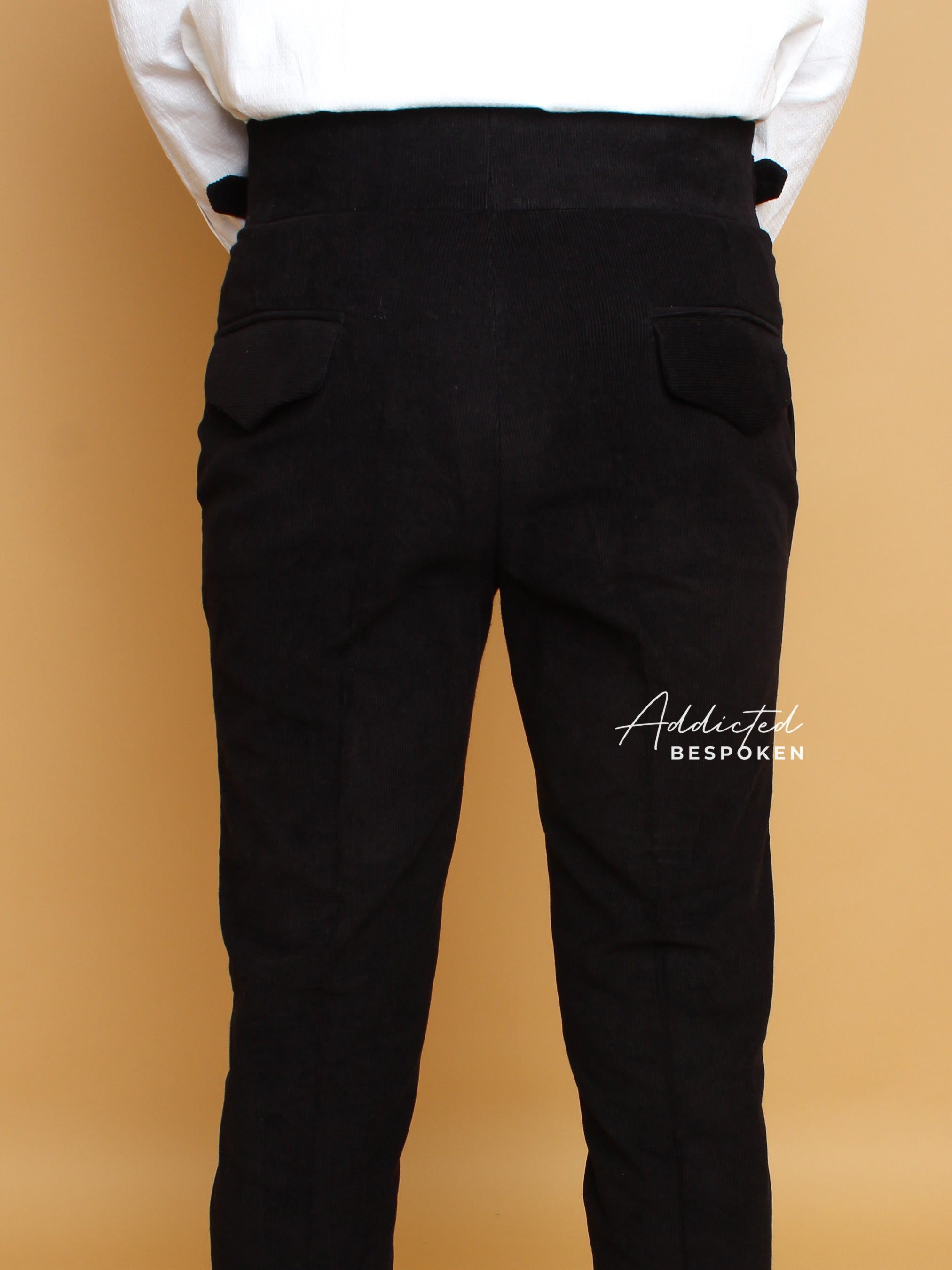 Luxury Pleated Corduroy Pants