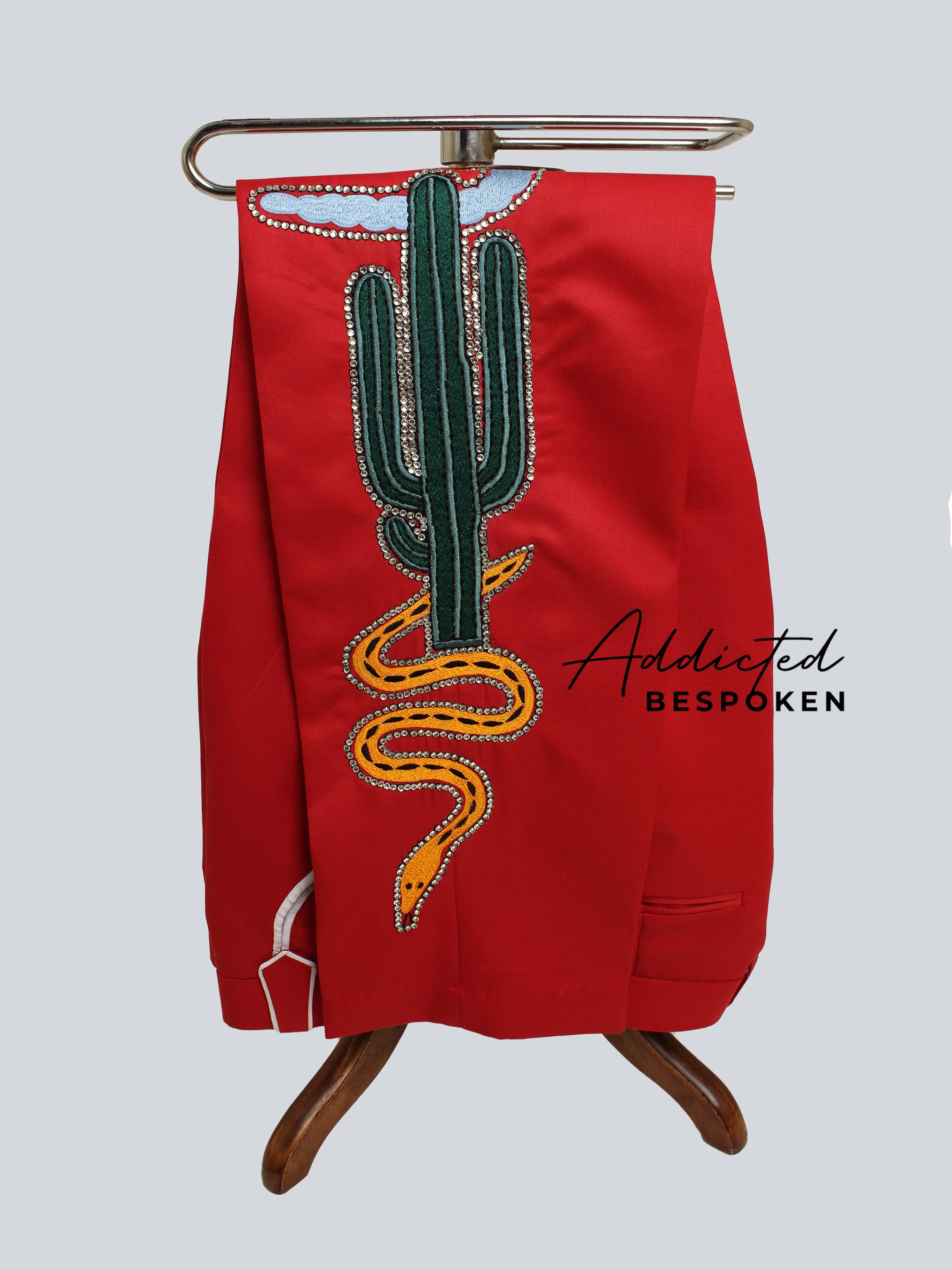 Red Skeleton & Saloon  Suit