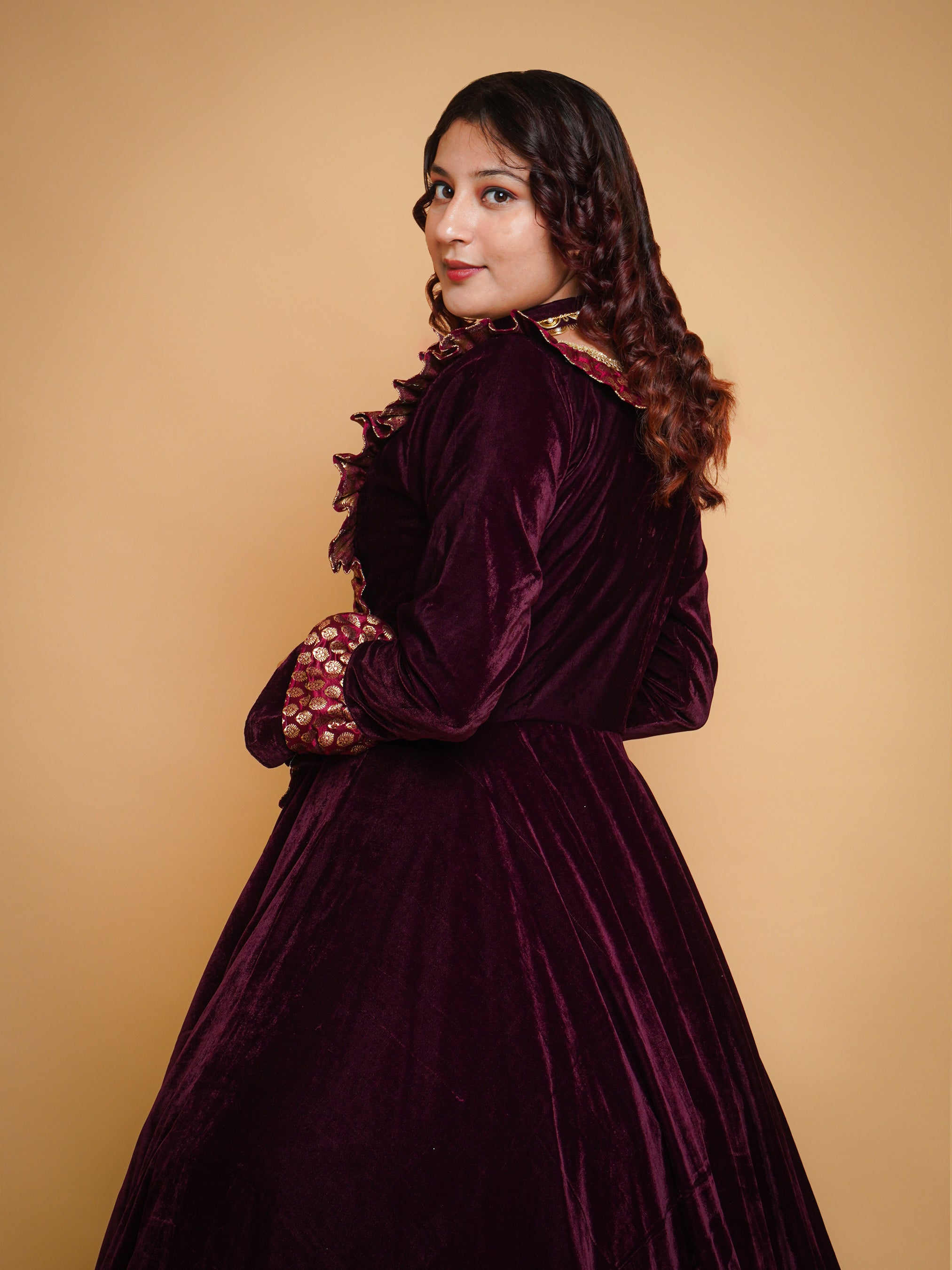 The Velvet Throne | Victorian Gown