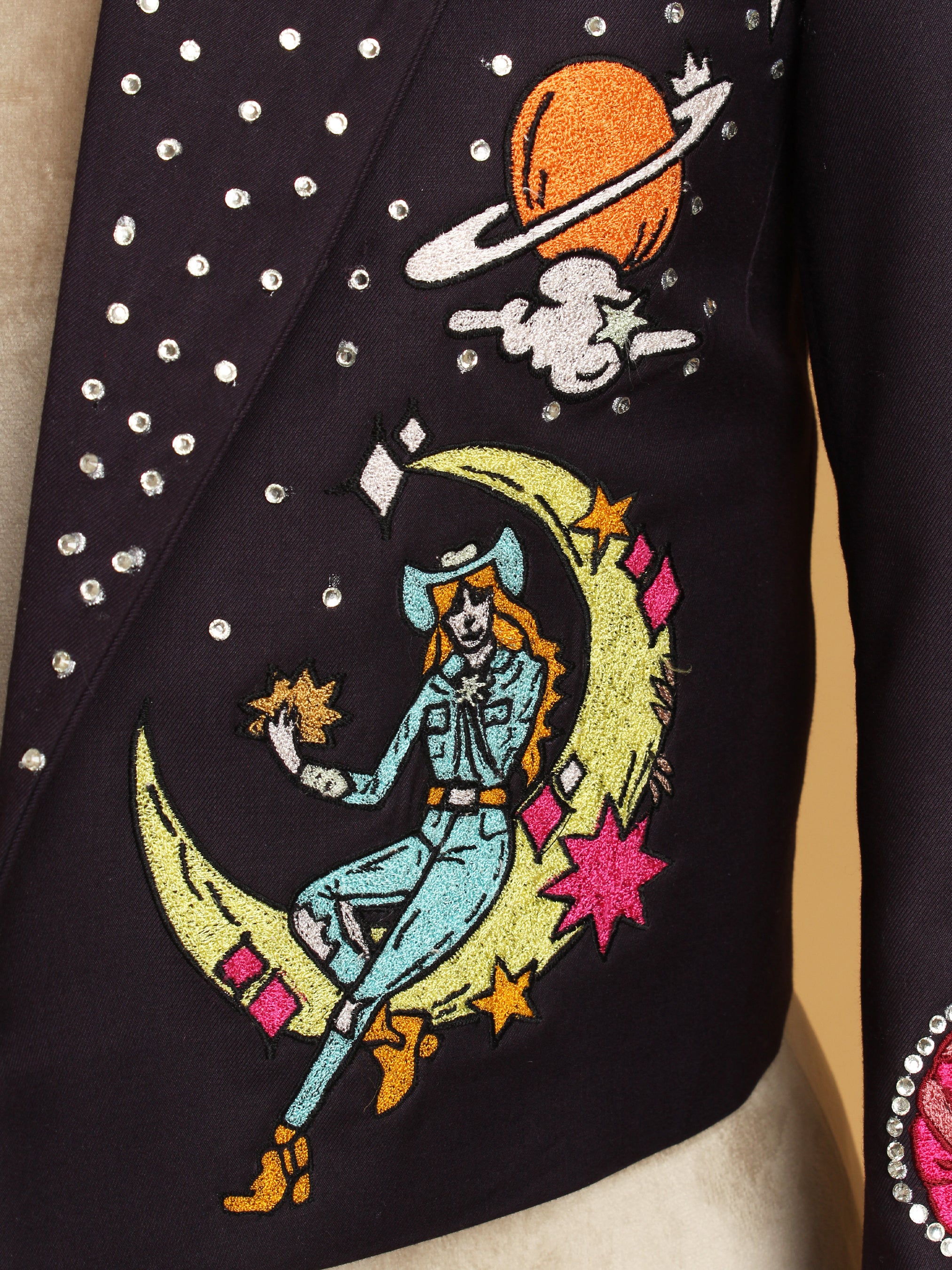 Cowgirl Space Embroidered Blazer