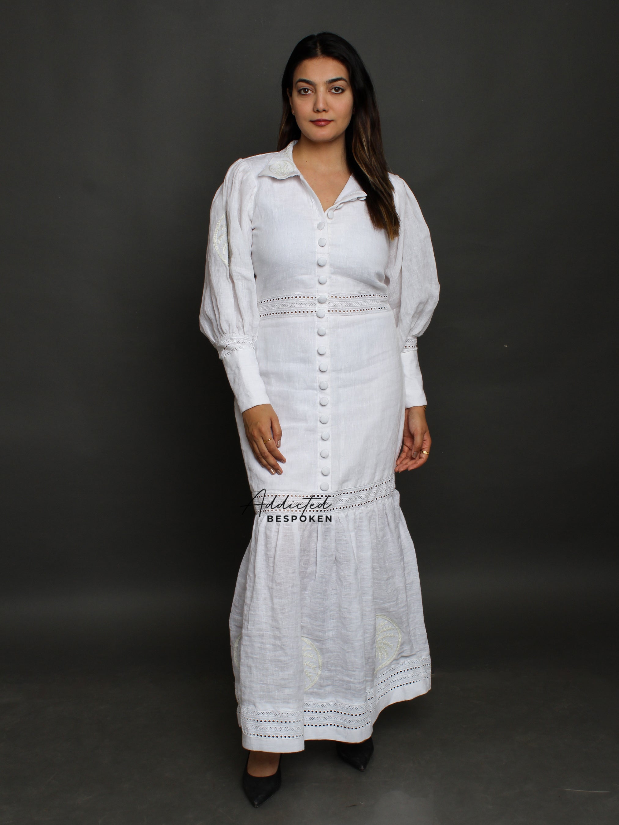 Luminous Linen Summer Dress