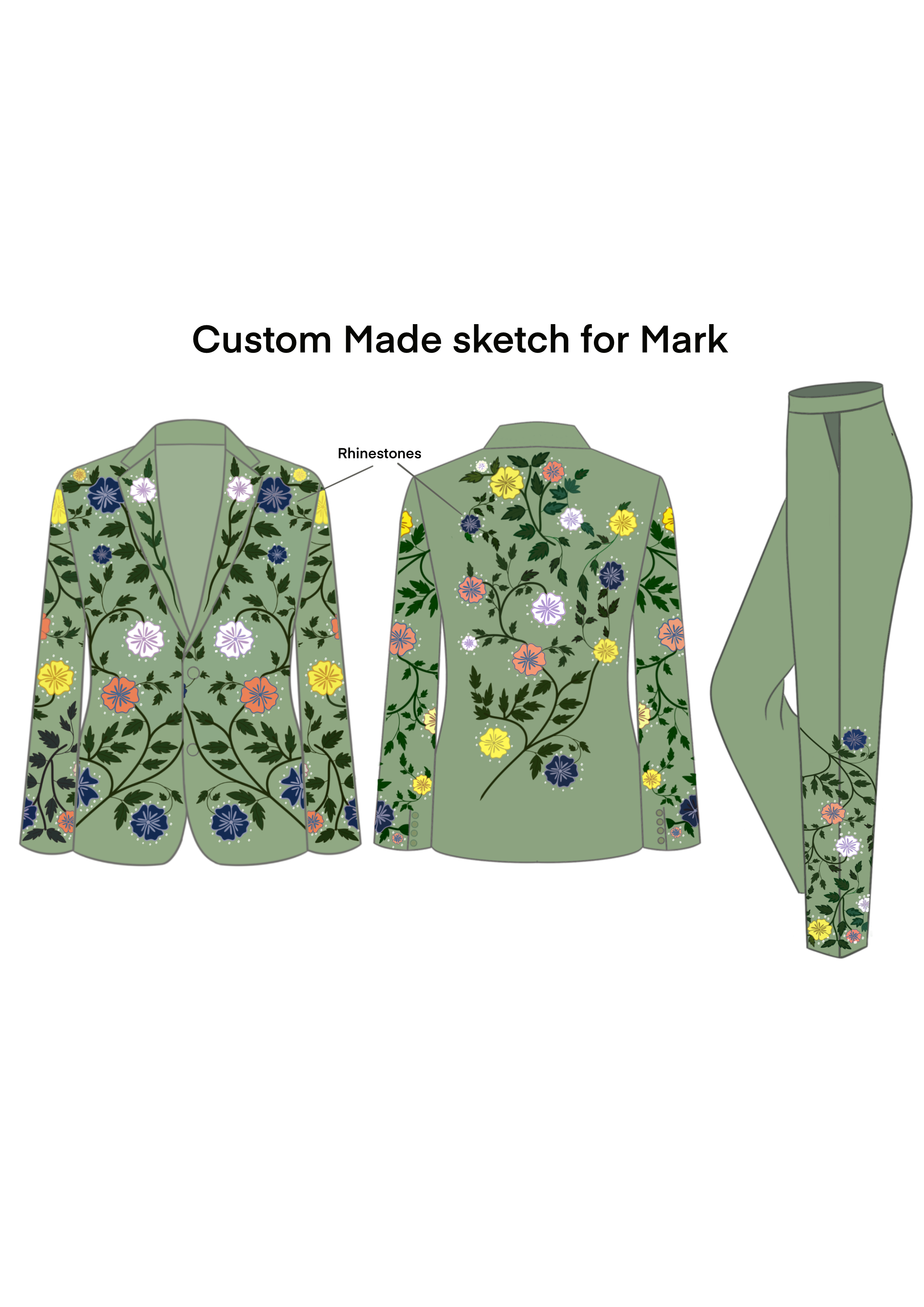 Custom Made 2pc suit for Mark