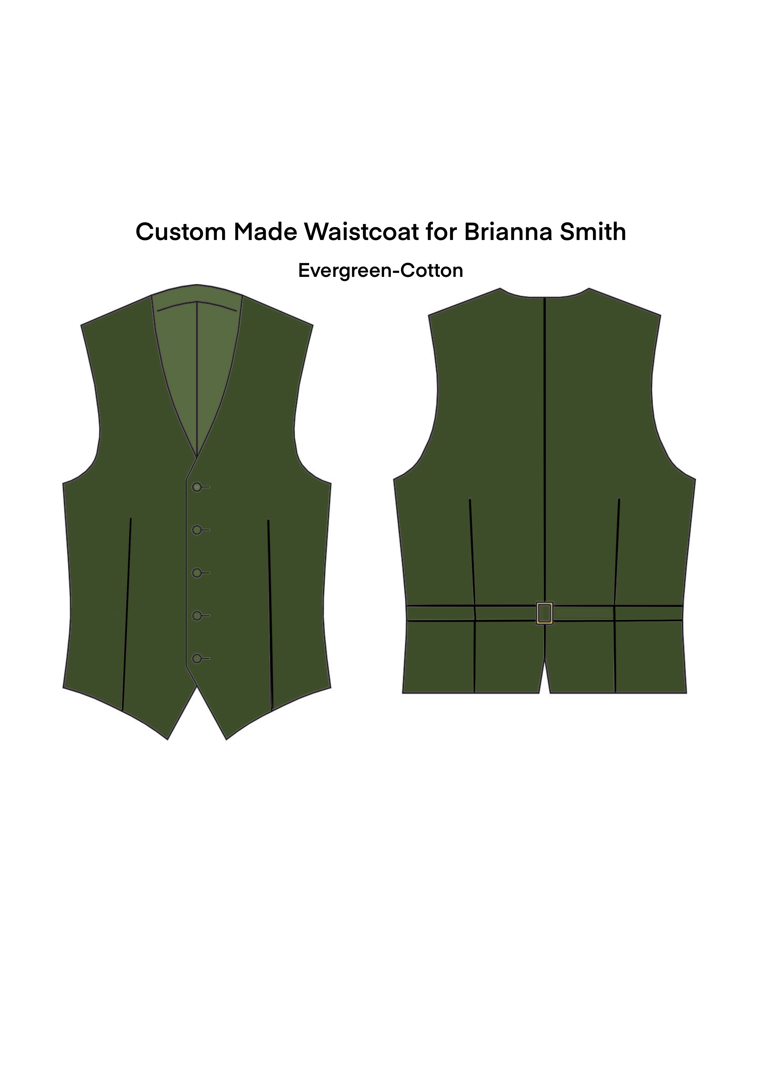 Custom Made 3pc Suit for Brianna