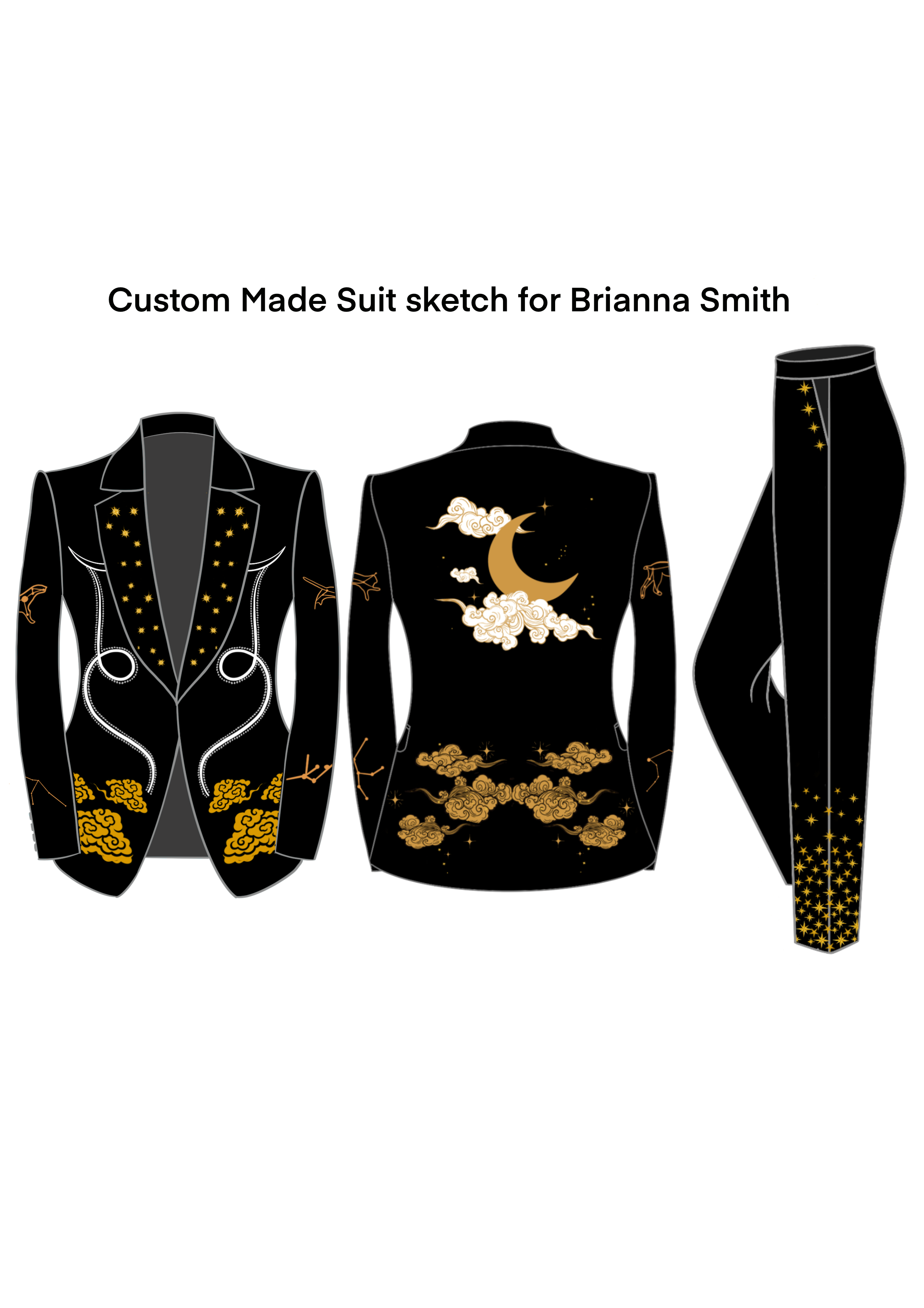 Custom Made 3pc Suit for Brianna