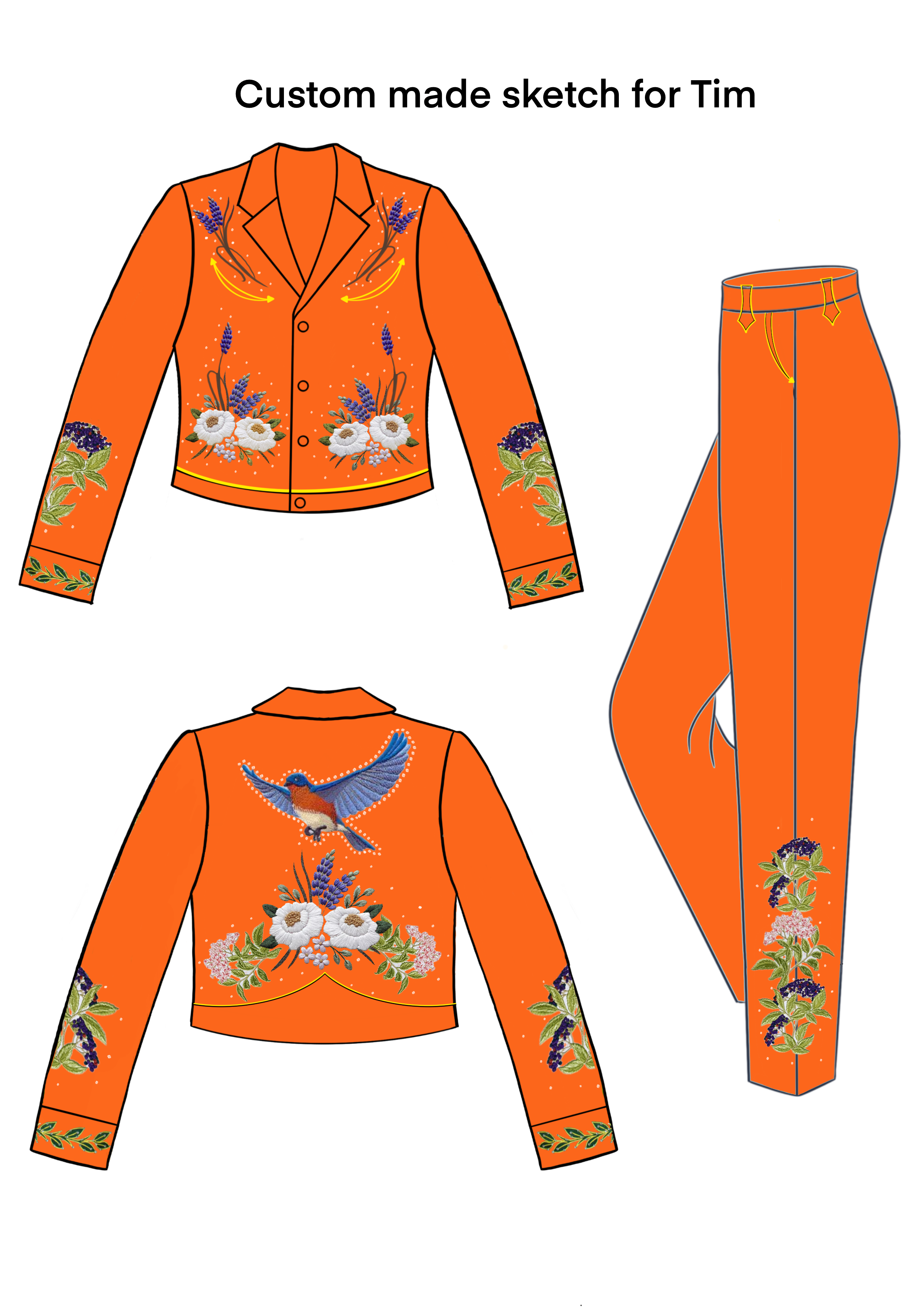 Custom 2pc Suit for Timothy Sheldon