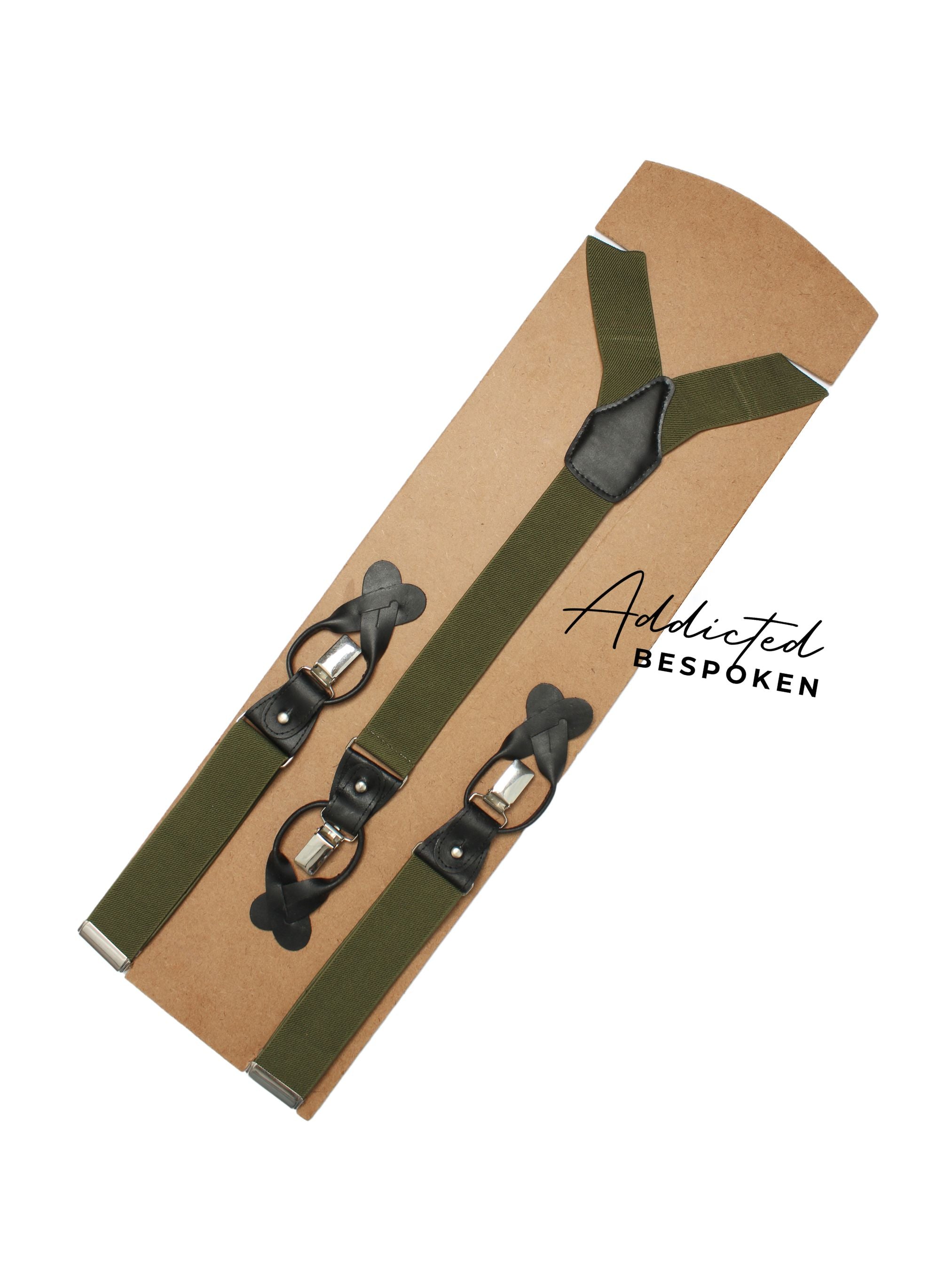 Luxury Green Suspenders