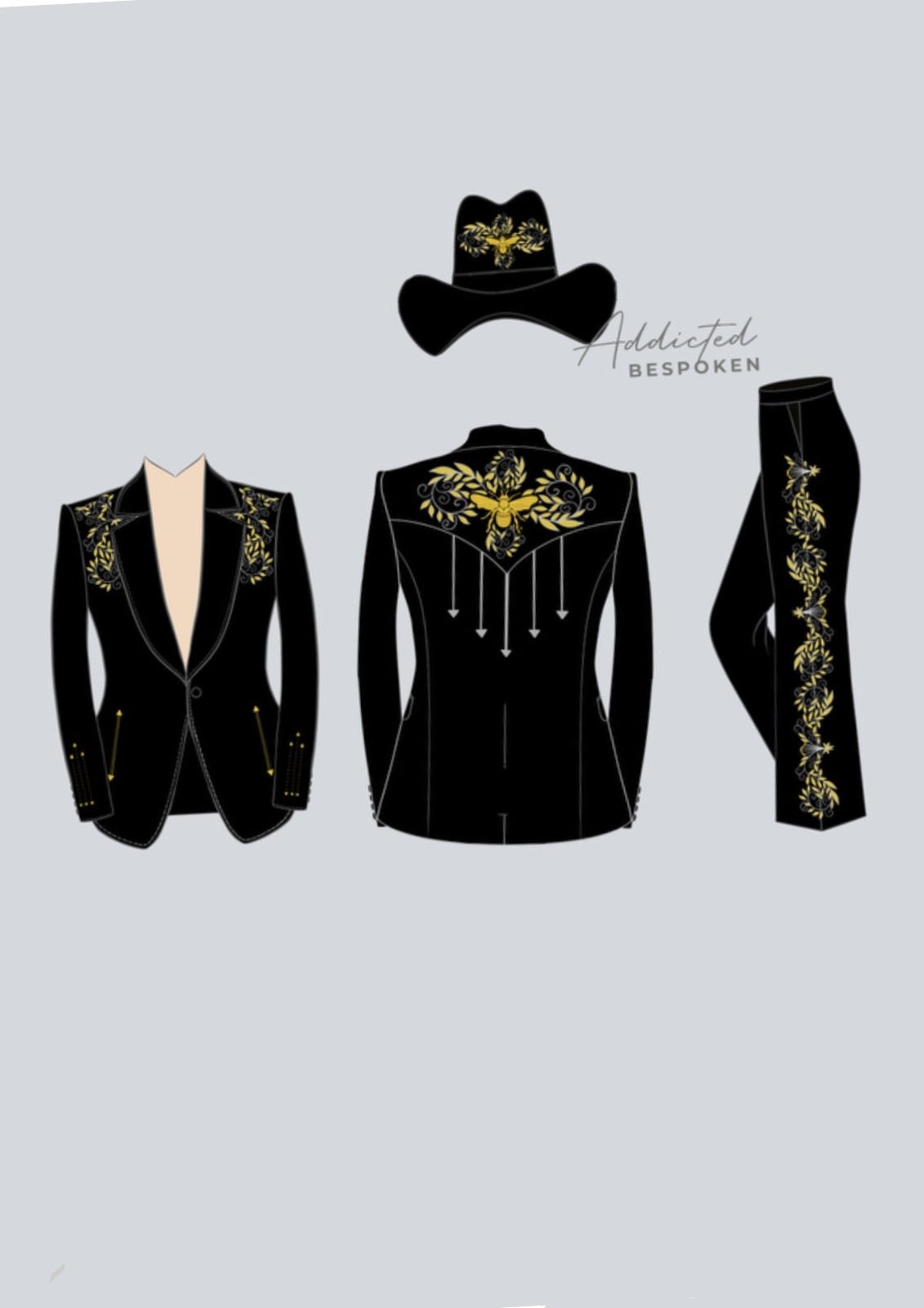 Golden Bee Western Attire