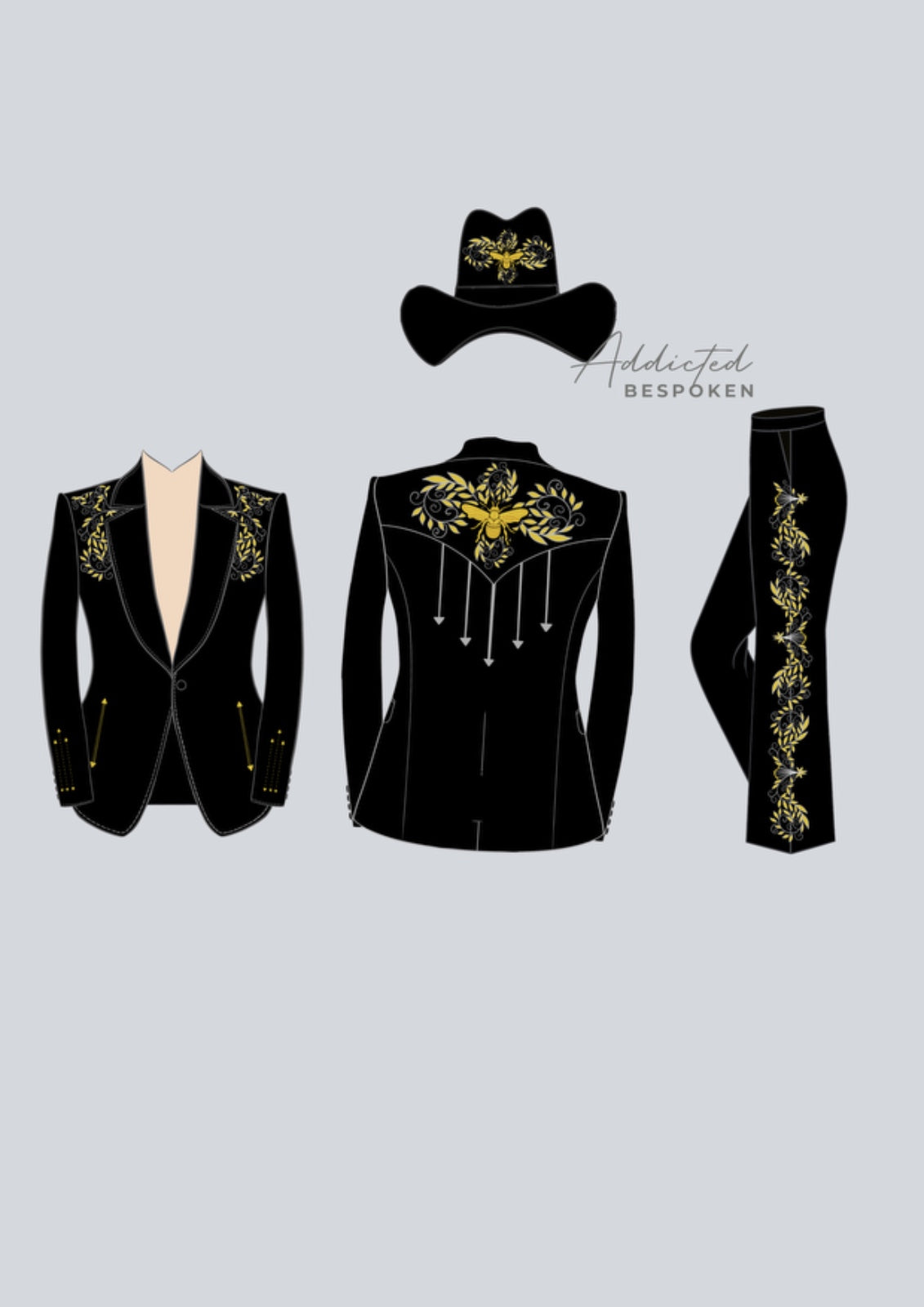 Golden Bee Western Attire