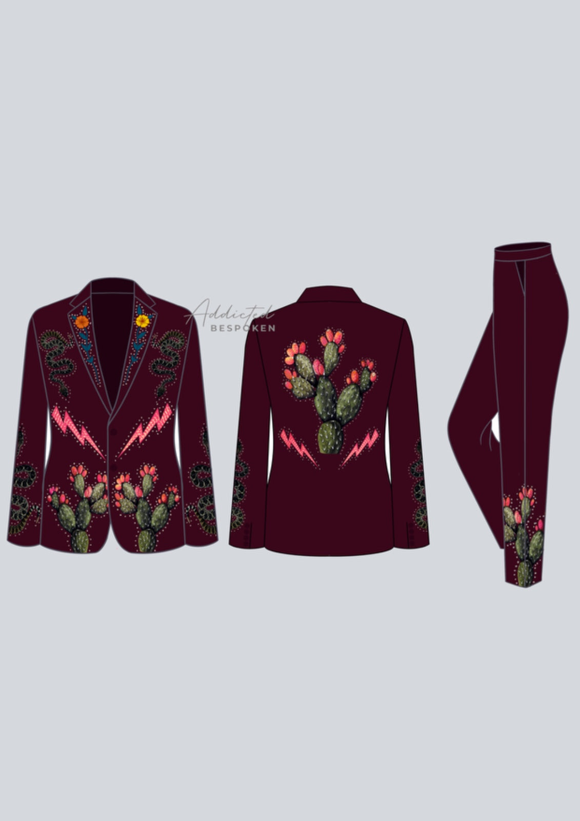 Cactus Couture Embroidered Attire