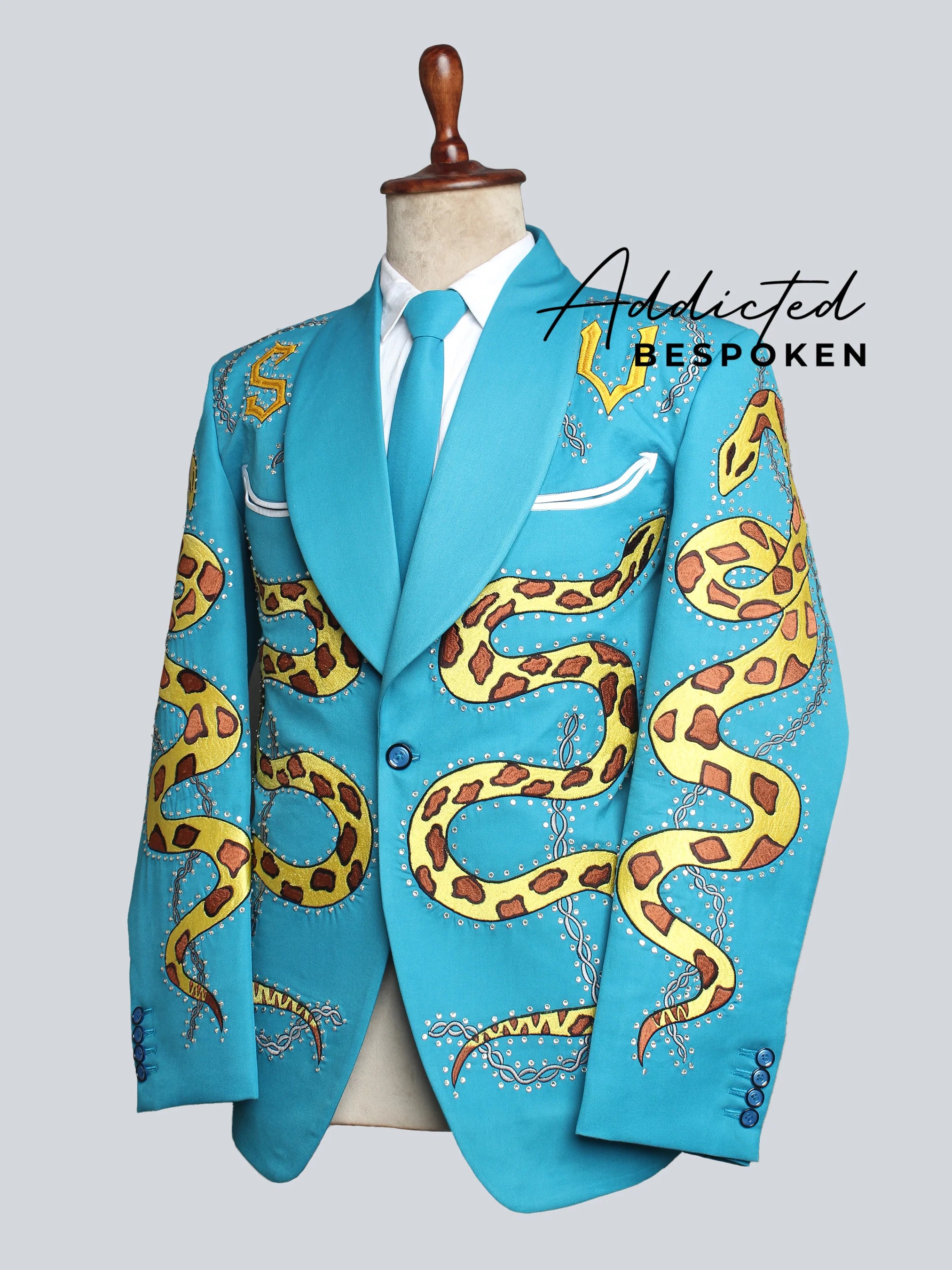 Serpentine Elegance Suit