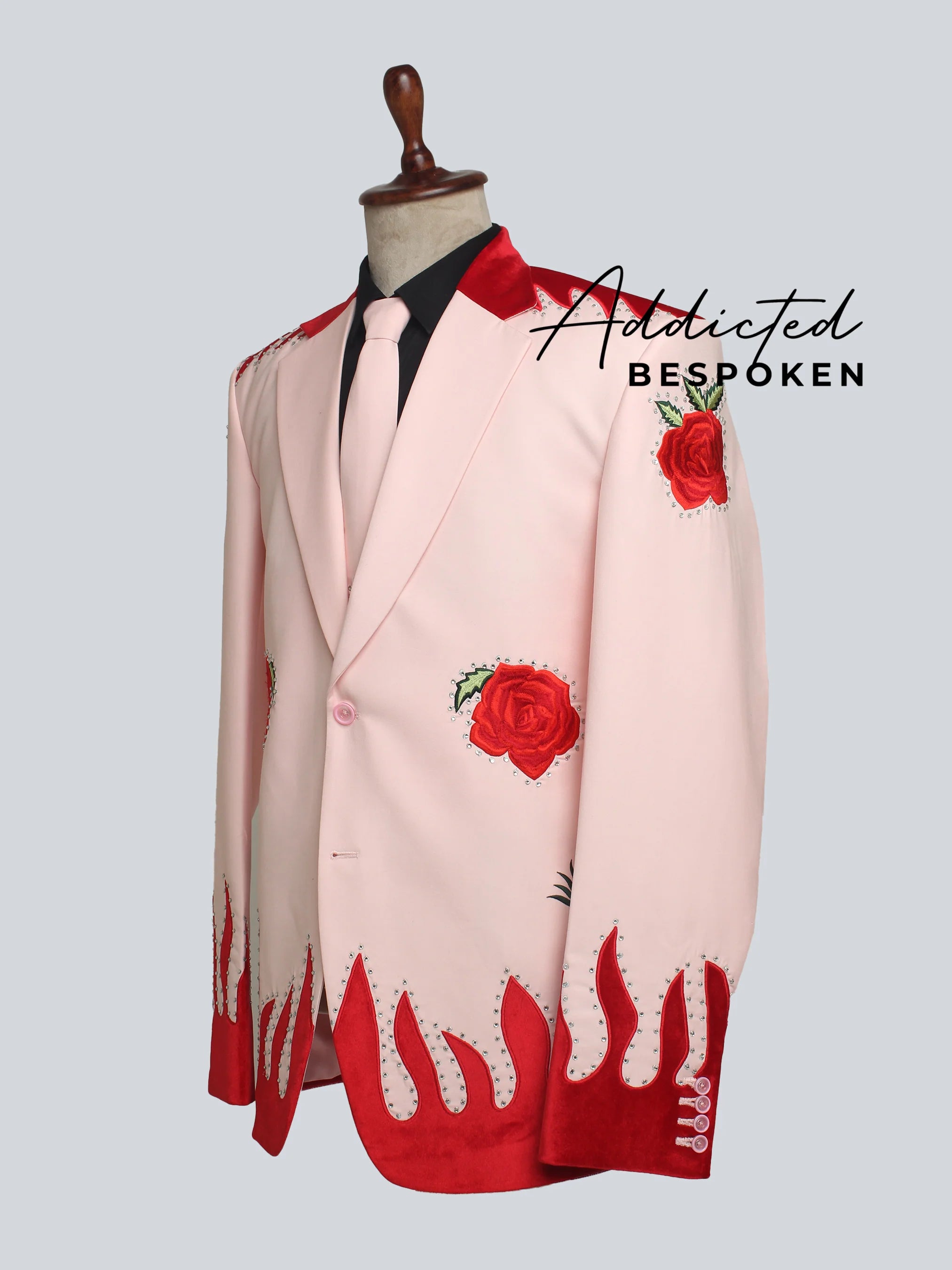 Rose Embroidered Ensemble