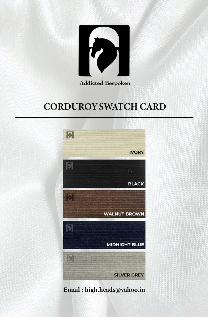 Corduroy Swatch card