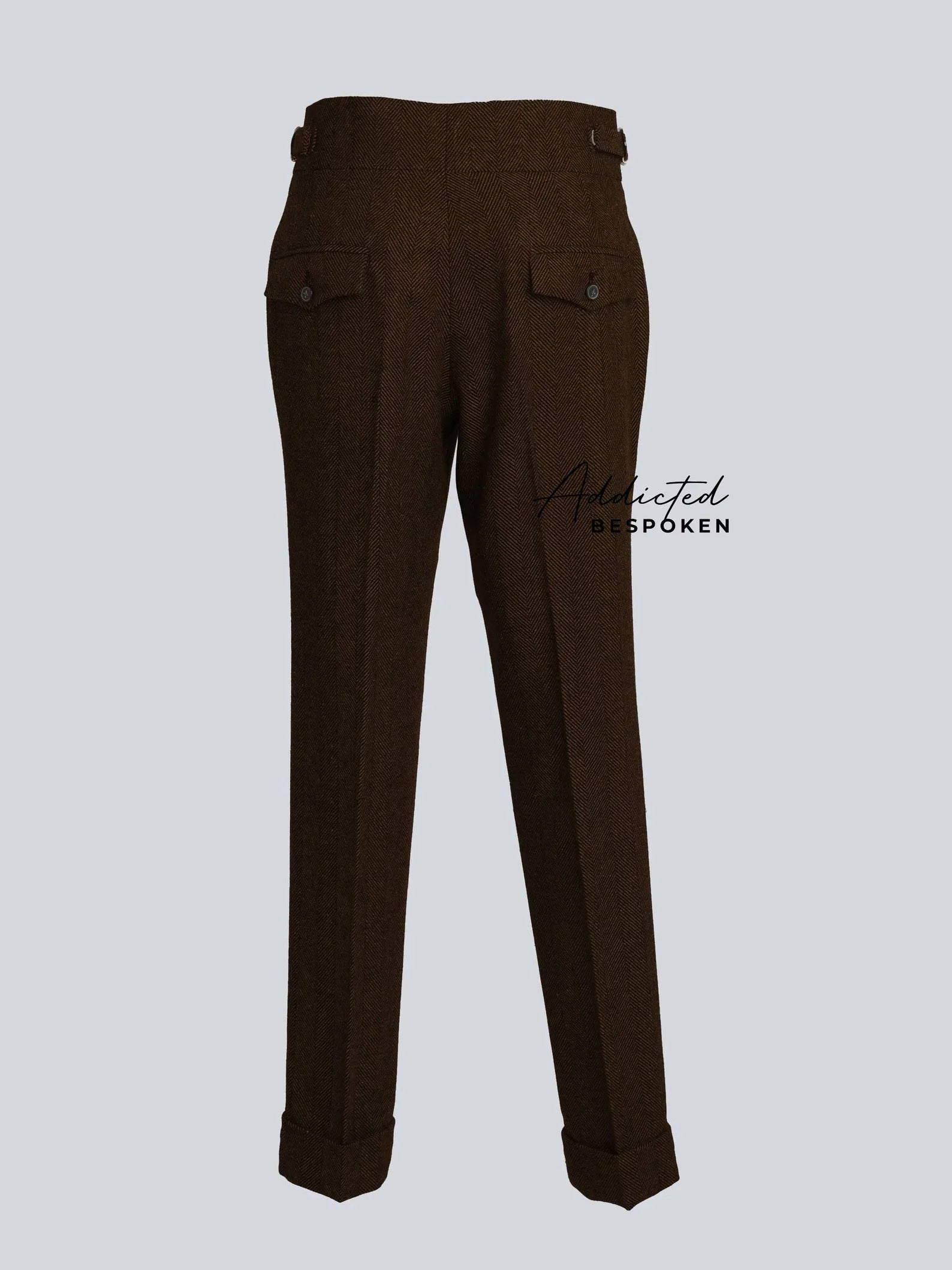 Timeless Chevron Business Trousers